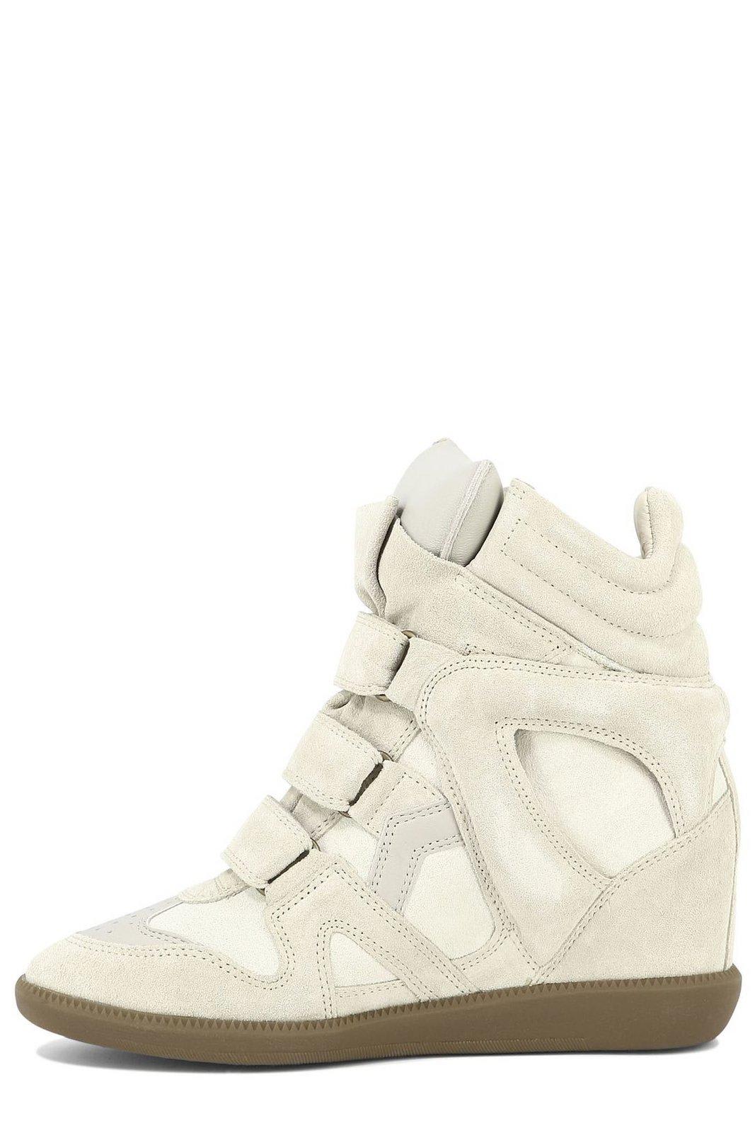 Isabel Marant Bekett High-top Sneakers In Ecru