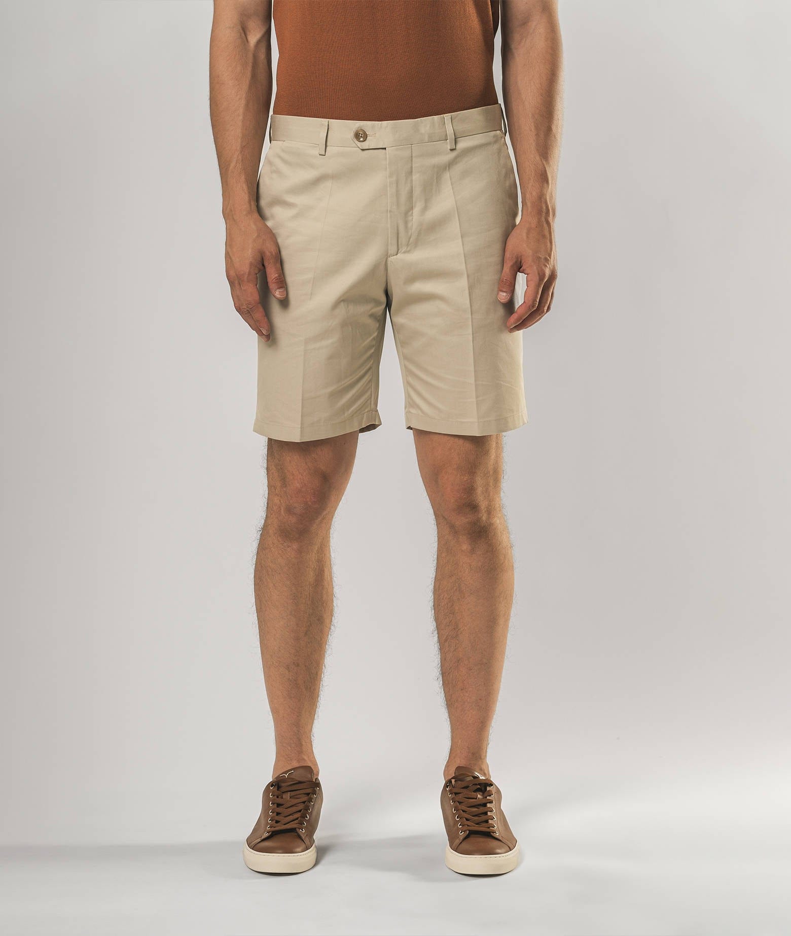 Shop Larusmiani Capriccioli Bermuda Shorts Shorts In Lightgray