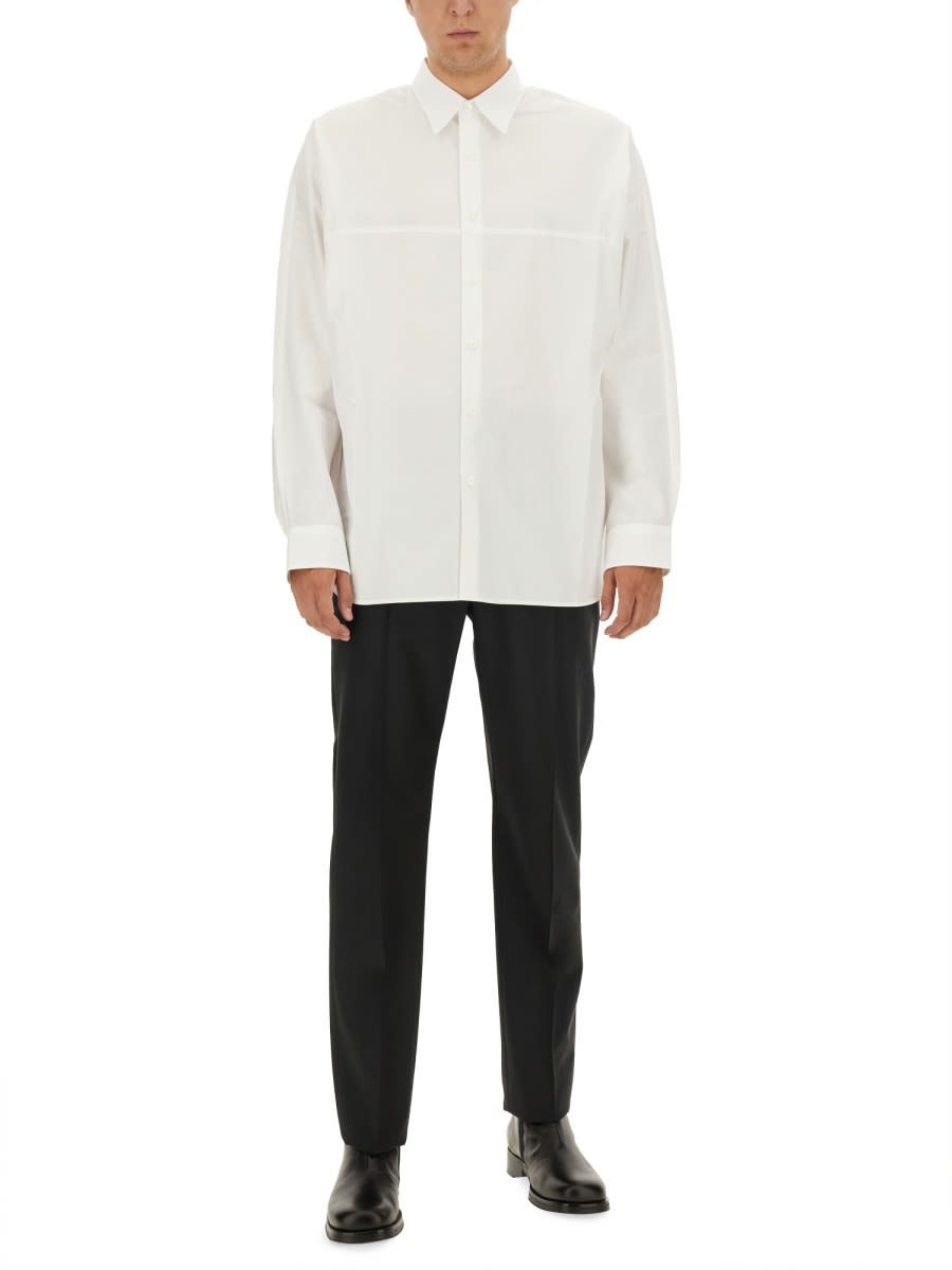 Shop Dries Van Noten Regular Fit Shirt In White