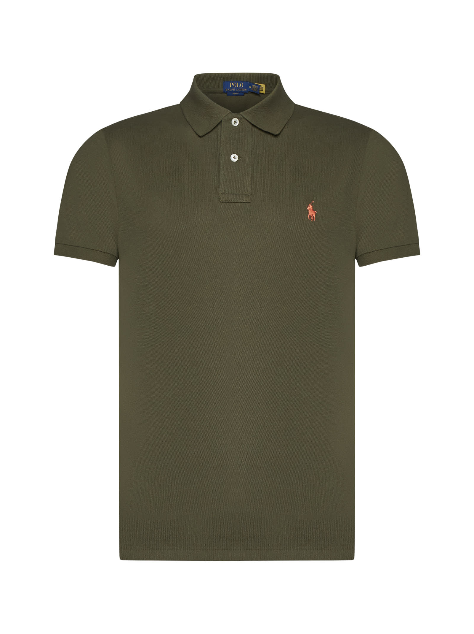 Shop Polo Ralph Lauren Polo Shirt In Canopy Olive C2226