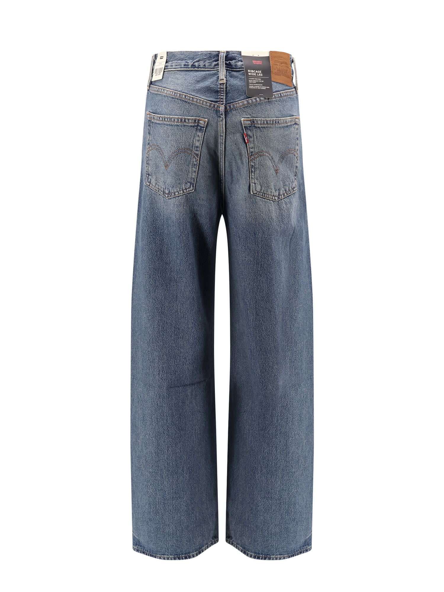 Levi's Ribcage Wide Leg Jeans In Blue