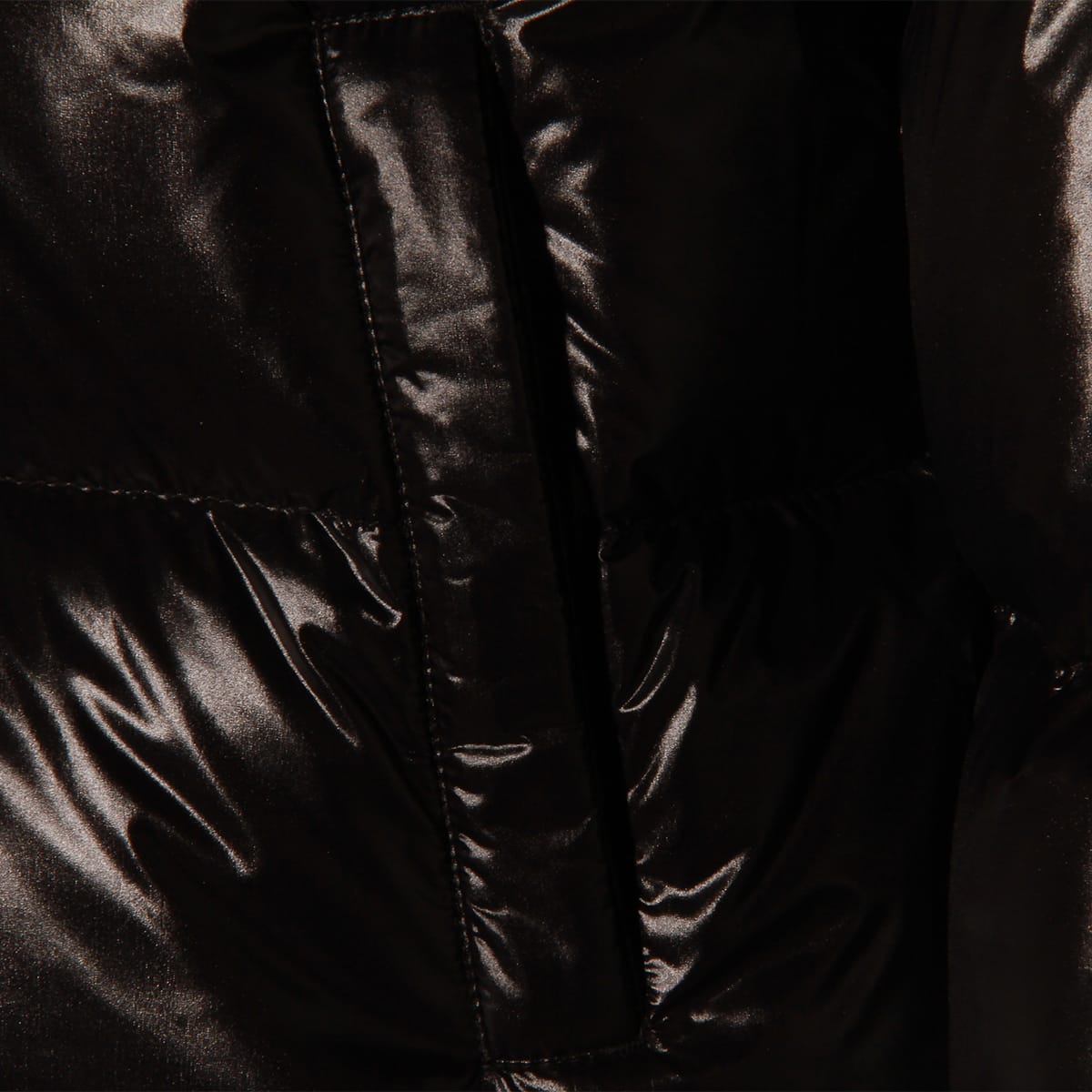 Moose Knuckles Hooded Padded Quilted Jacket With Zip Pockets In Black