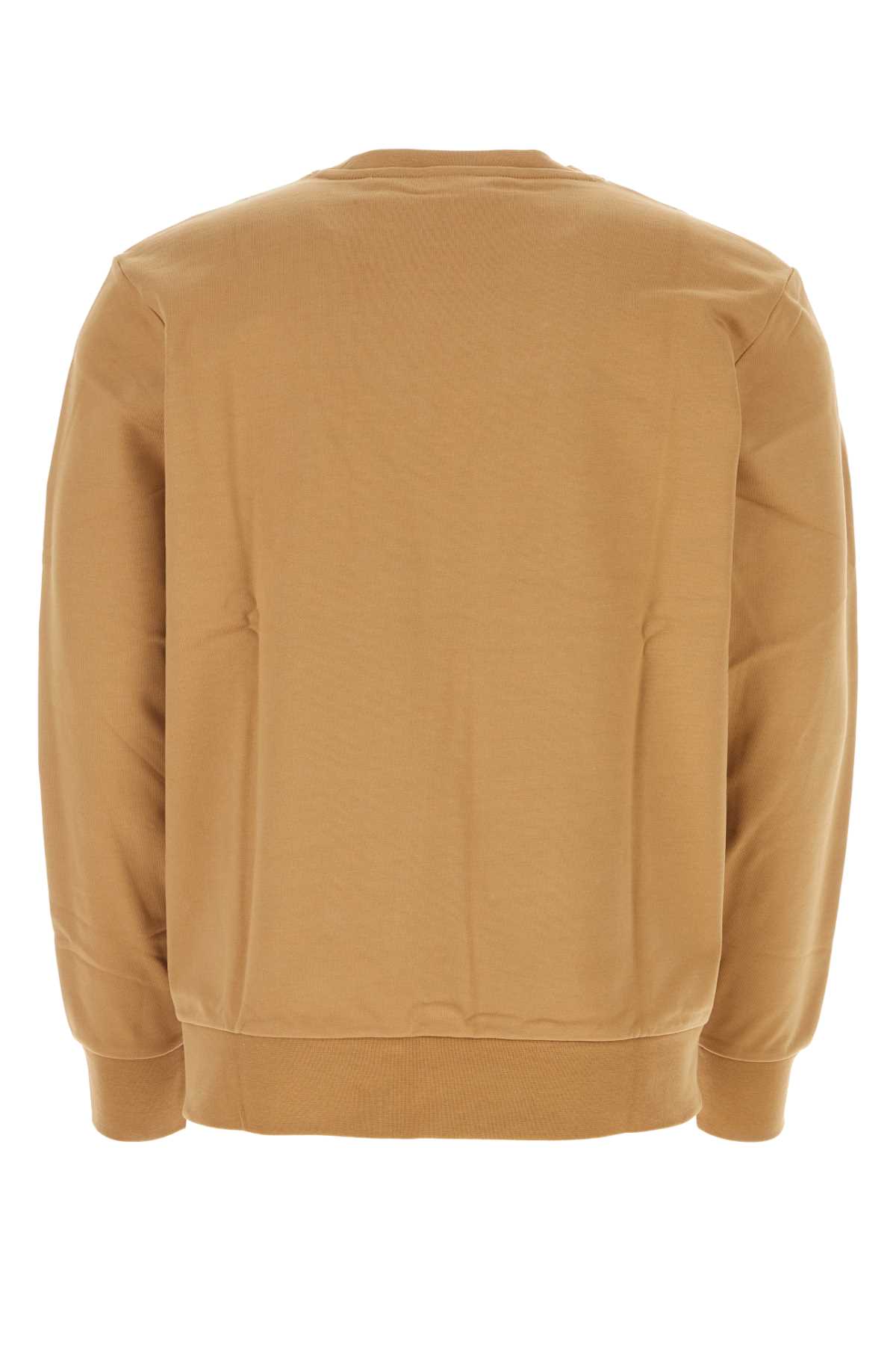 Hugo Boss Camel Cotton Sweatshirt In Mediumbeige