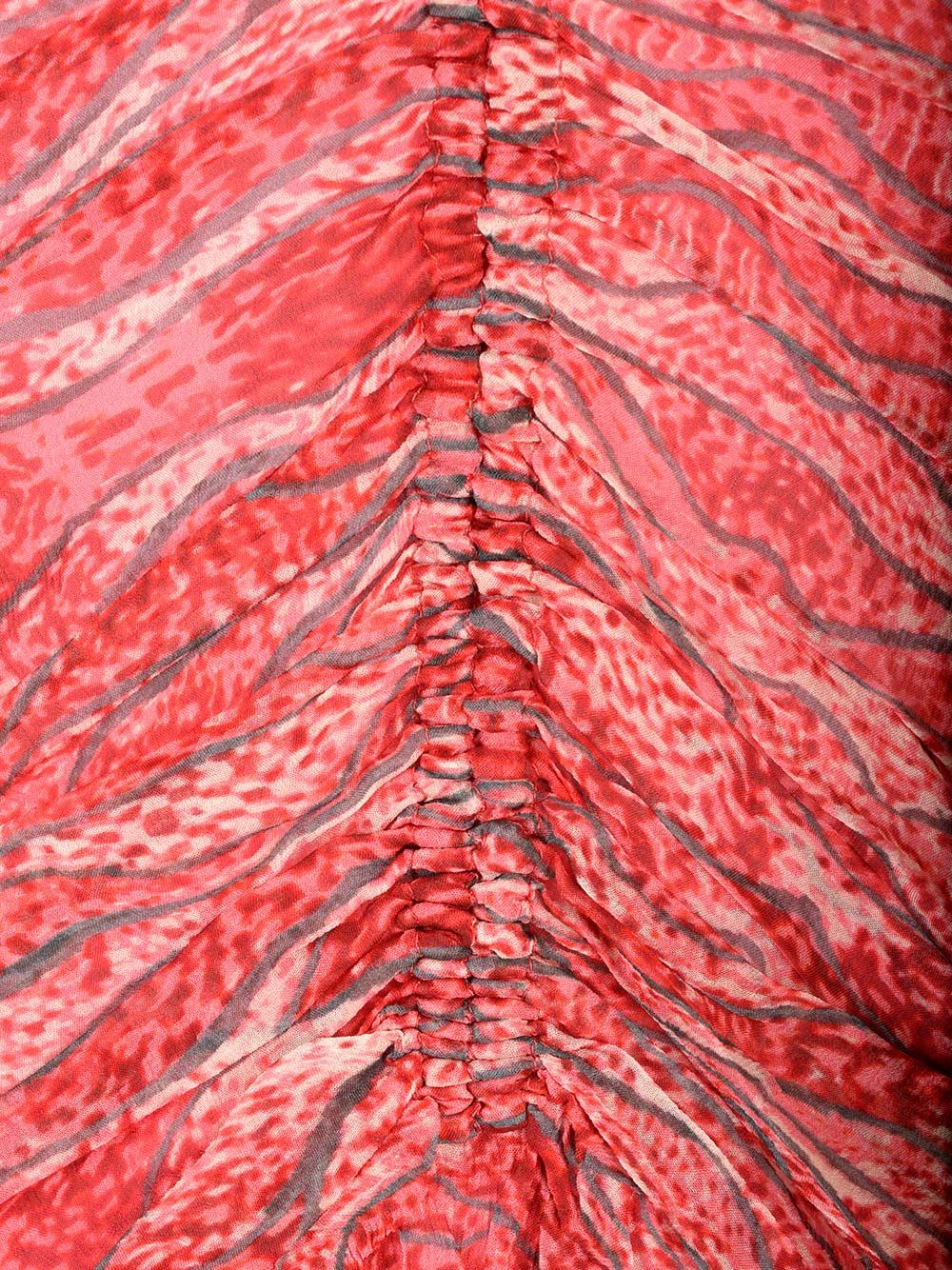 Isabel Marant Étoile Red Printed Muslin Short Vivienne Dress In Red