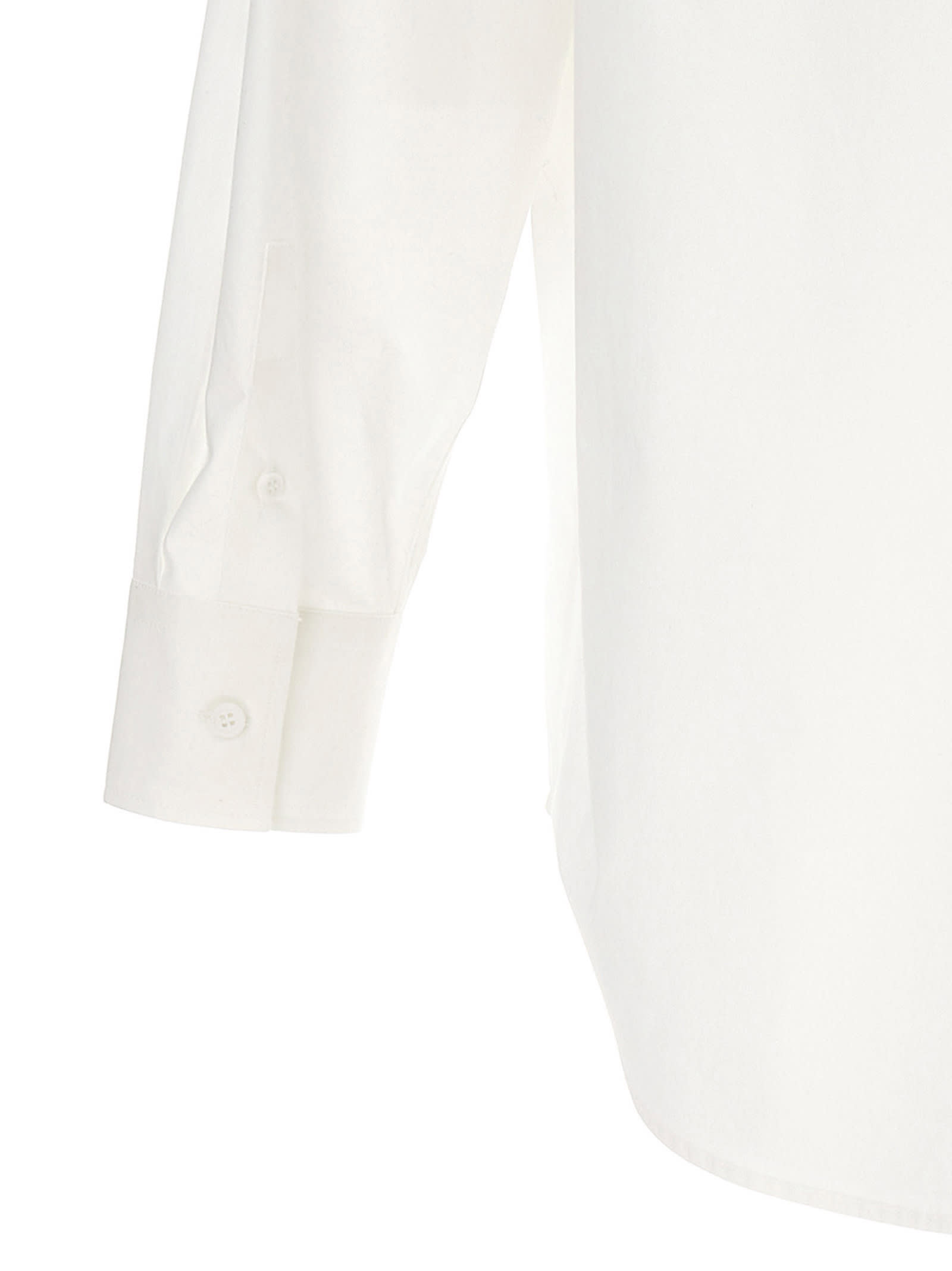 Shop Off-white Overshirt Exact Opposite In White