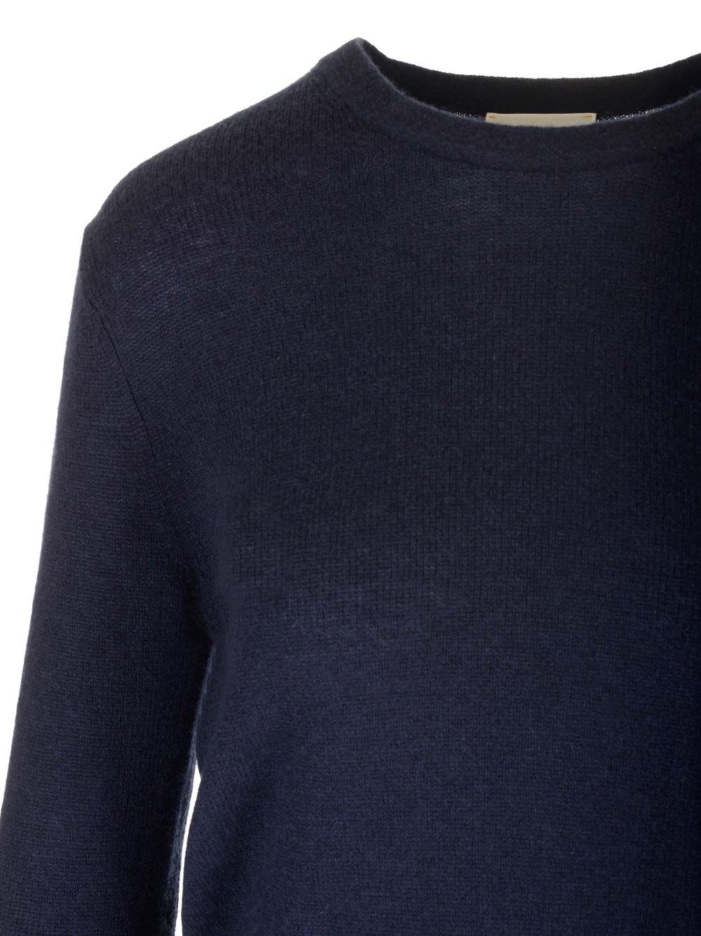 Shop Forte Forte Cashmere Wool Gauze Sweater In Blue