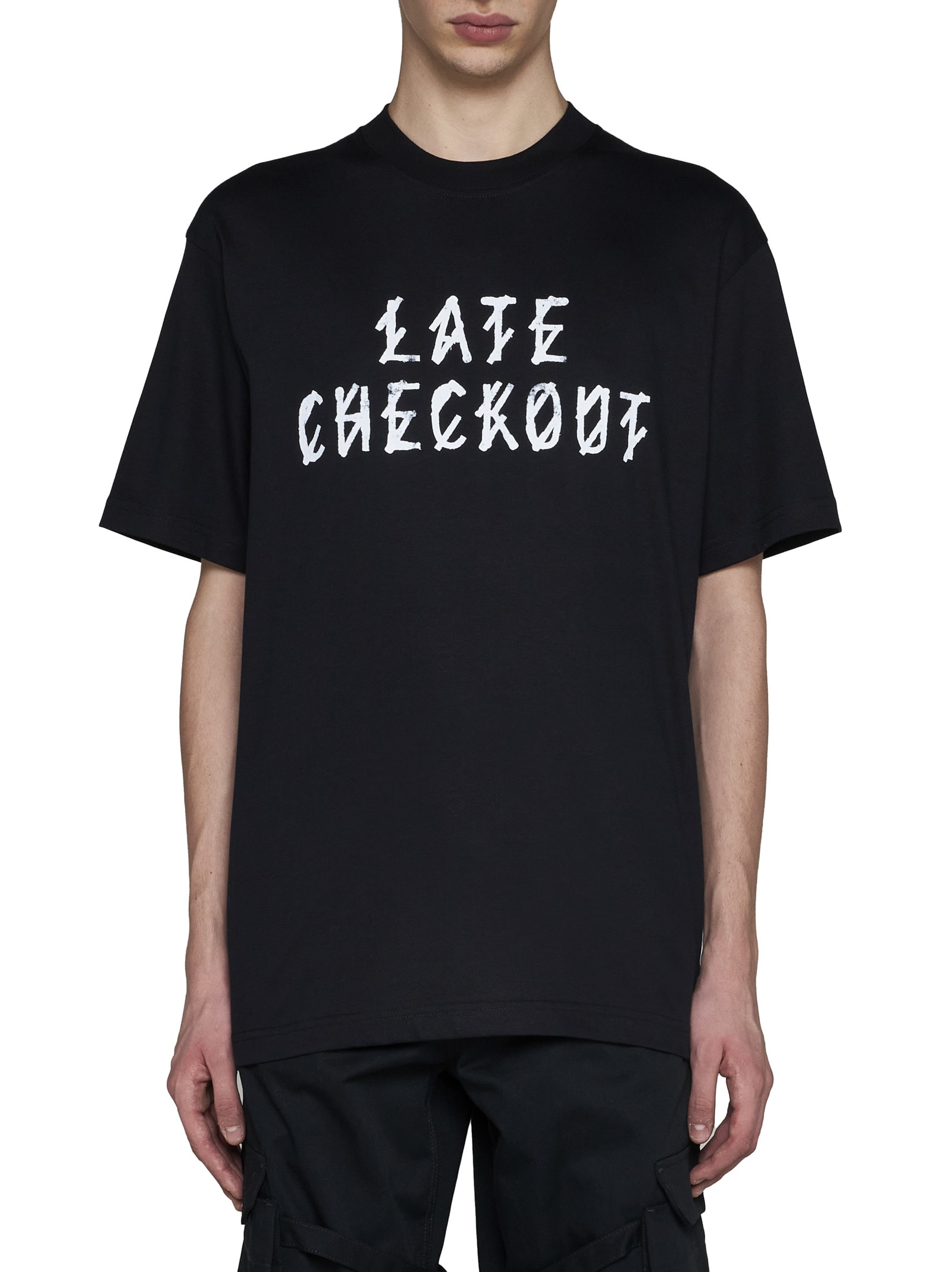 Shop 44 Label Group T-shirt In Balck+late Checkout