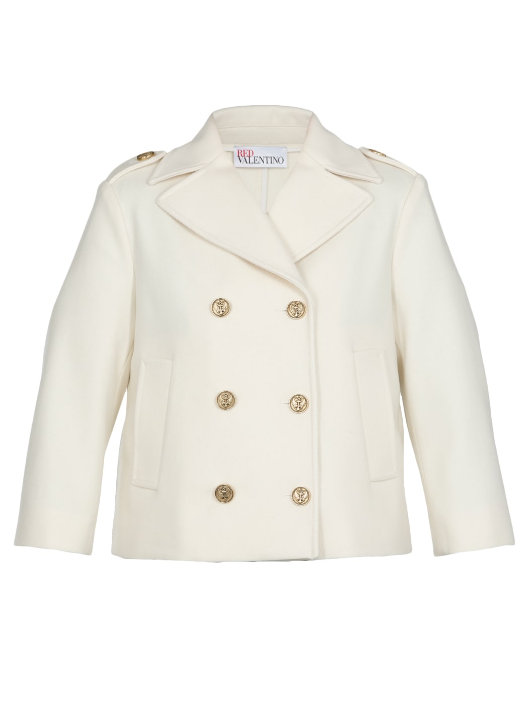 RED Valentino Wool Blend Double Breasted Jacket