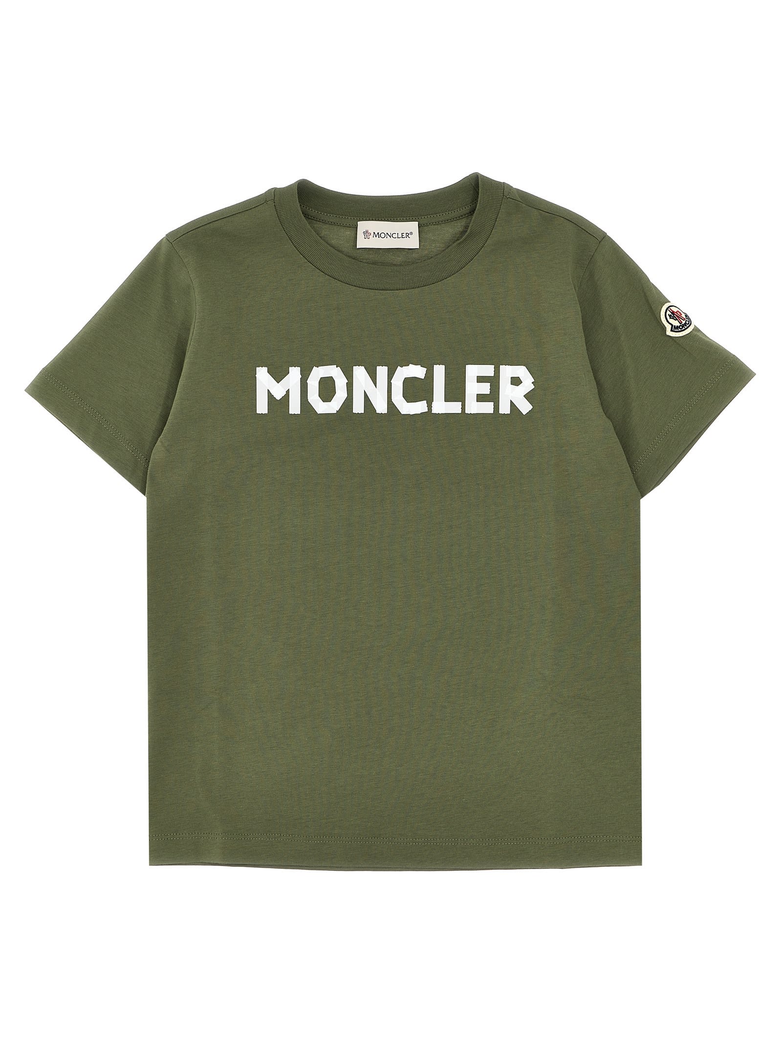 Moncler Kids' T-shirt T-shirt In Verde