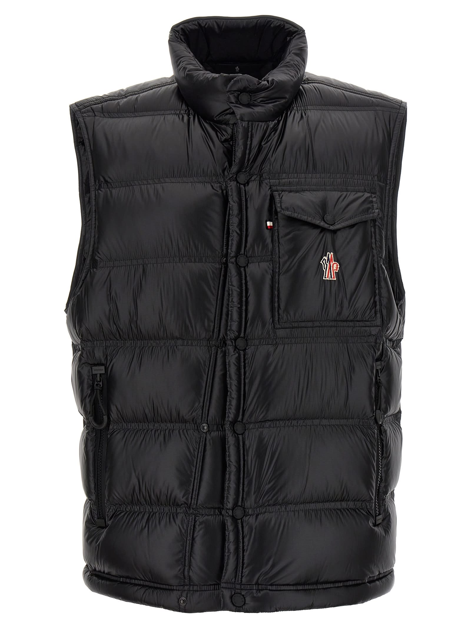 Shop Moncler Nantu Vest In Black