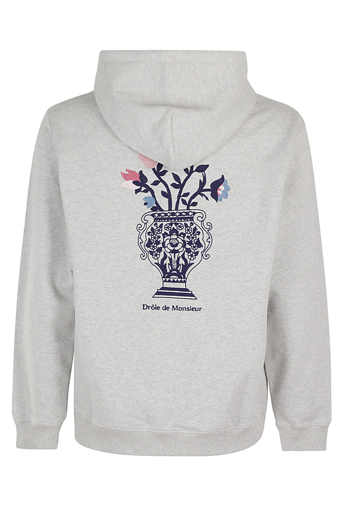 Shop Drôle De Monsieur Le Hoodie Vase In Gy Grey