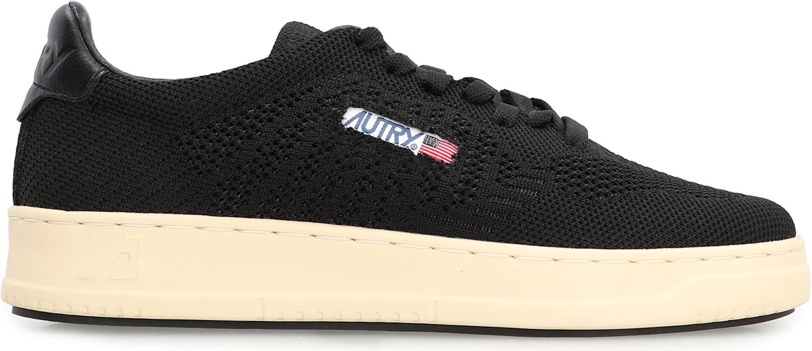Autry Medalist Easeknit Low-top Sneakers In Black