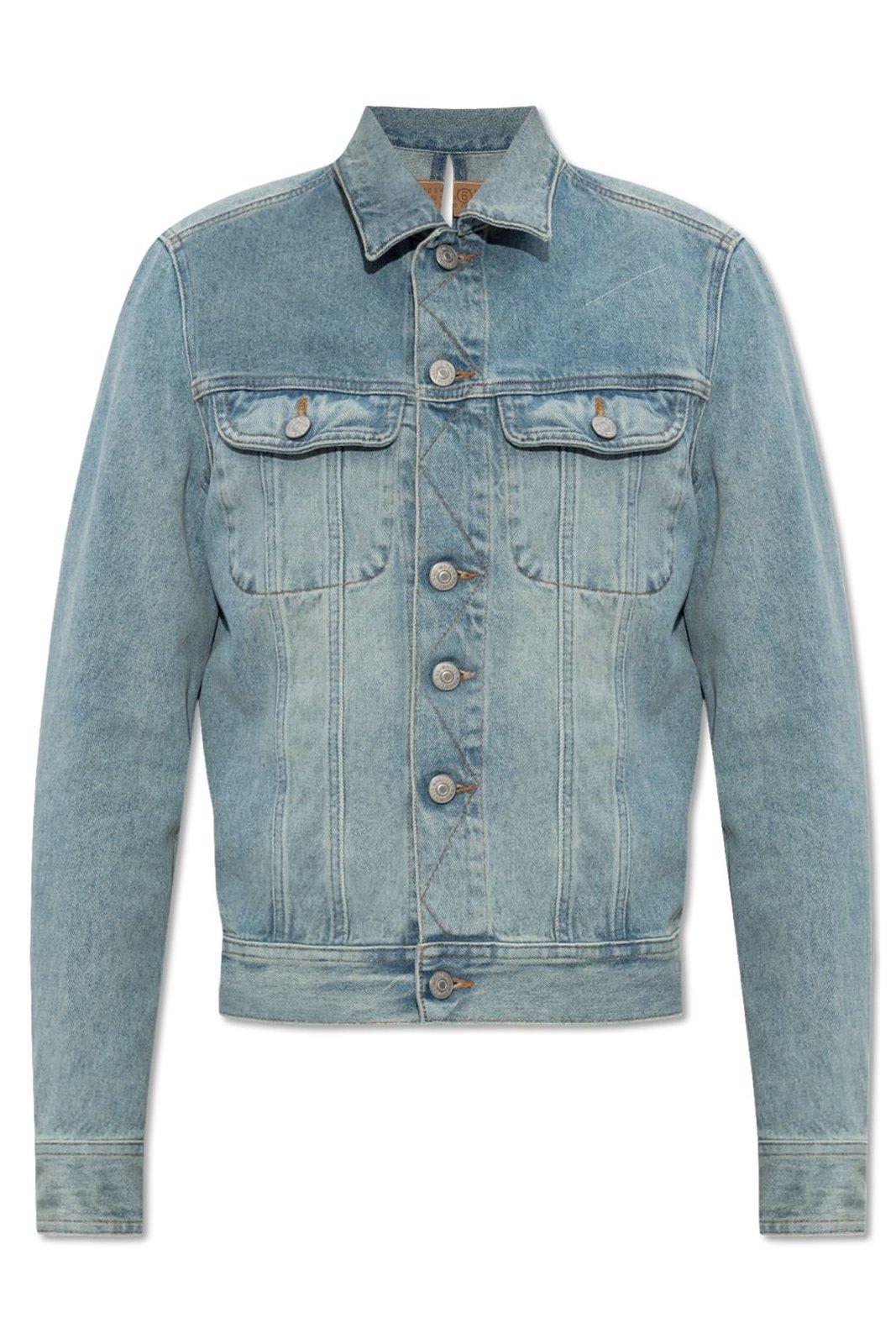 Cut-out Denim Jacket