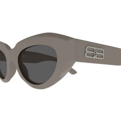 Shop Balenciaga Bb0236s Sunglasses In Brown Brown Grey