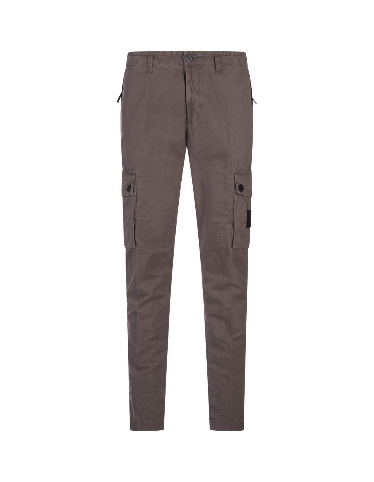 Dove Cargo Trousers With old Effect