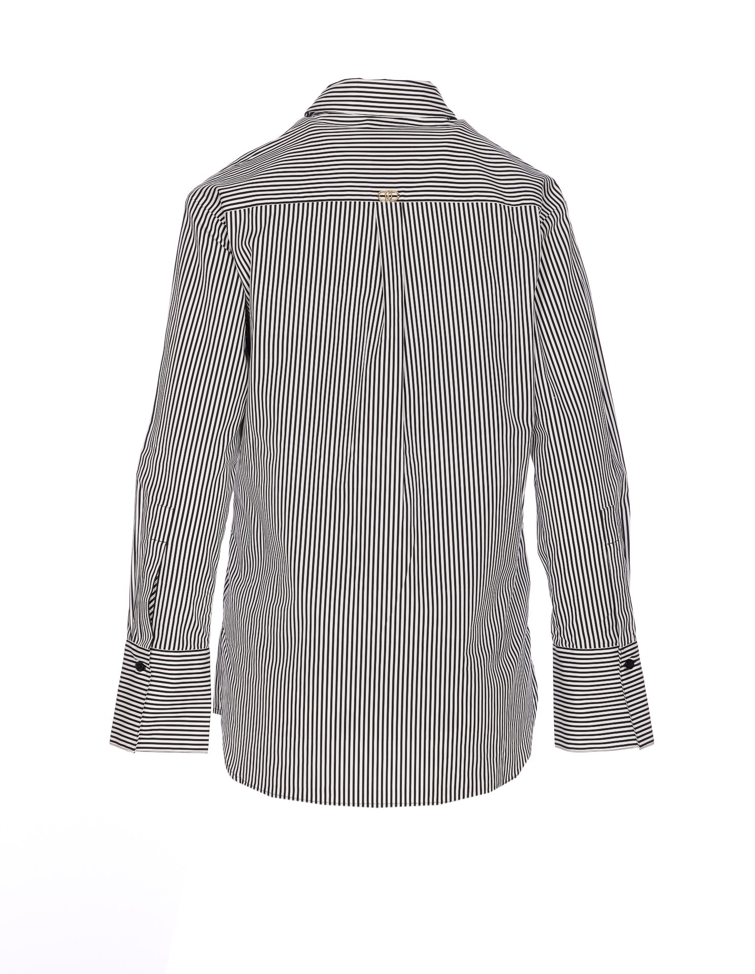 Liu •jo Striped Shirt In Gray