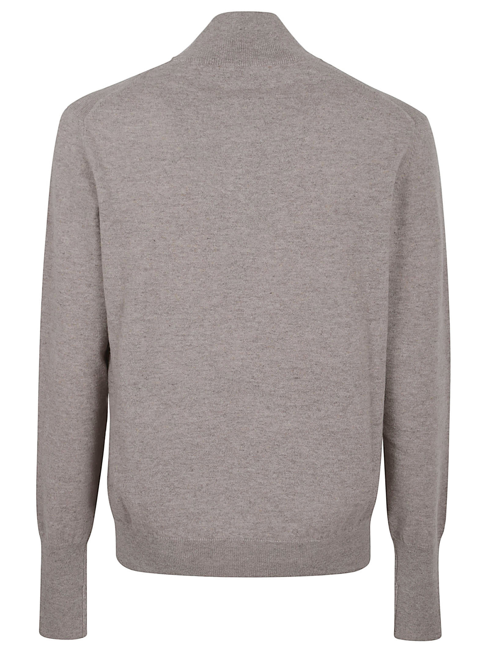 Ballantyne Half Zip Pullover In Gray