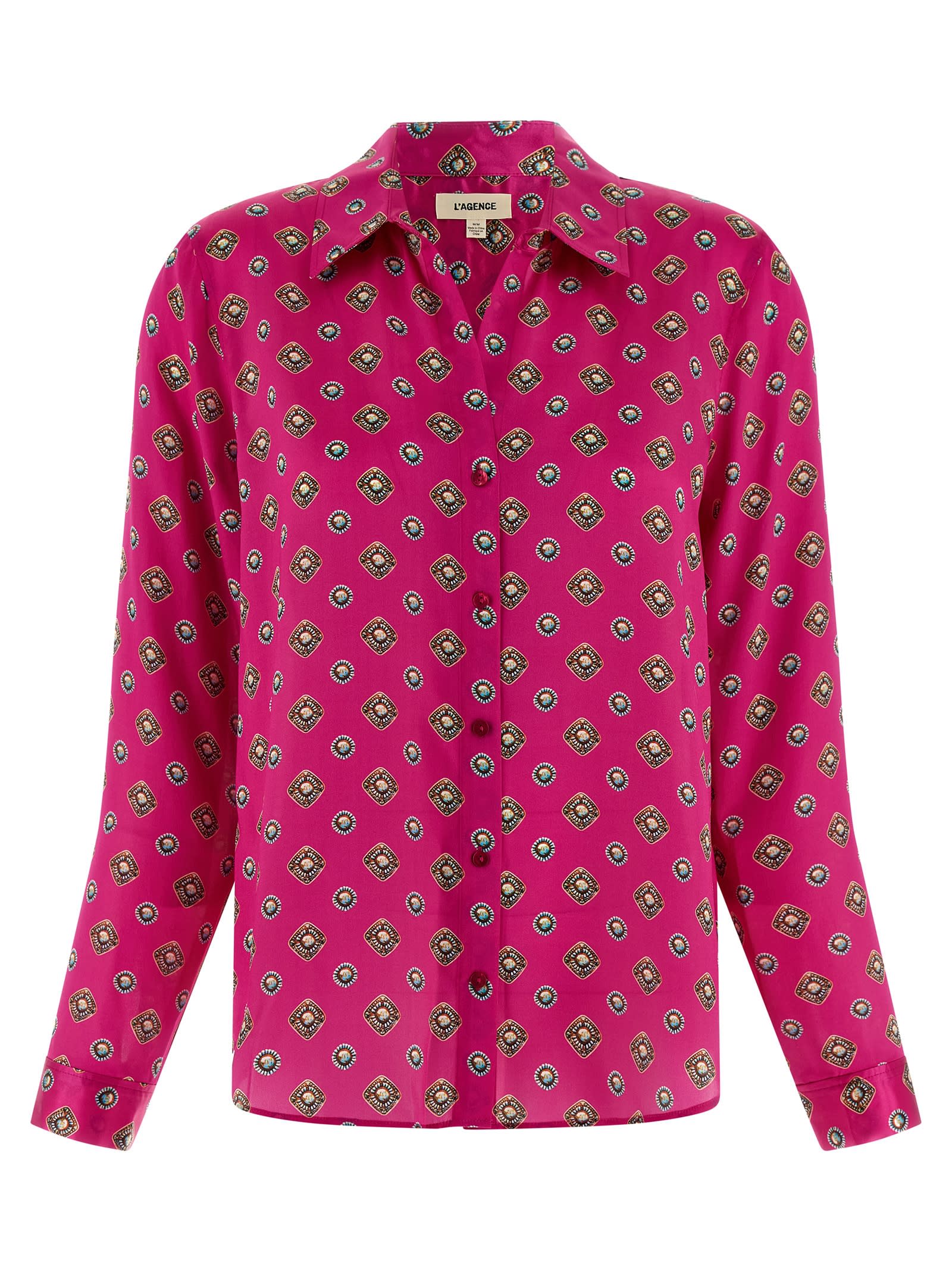 L'agence Tyler Shirt In Pink