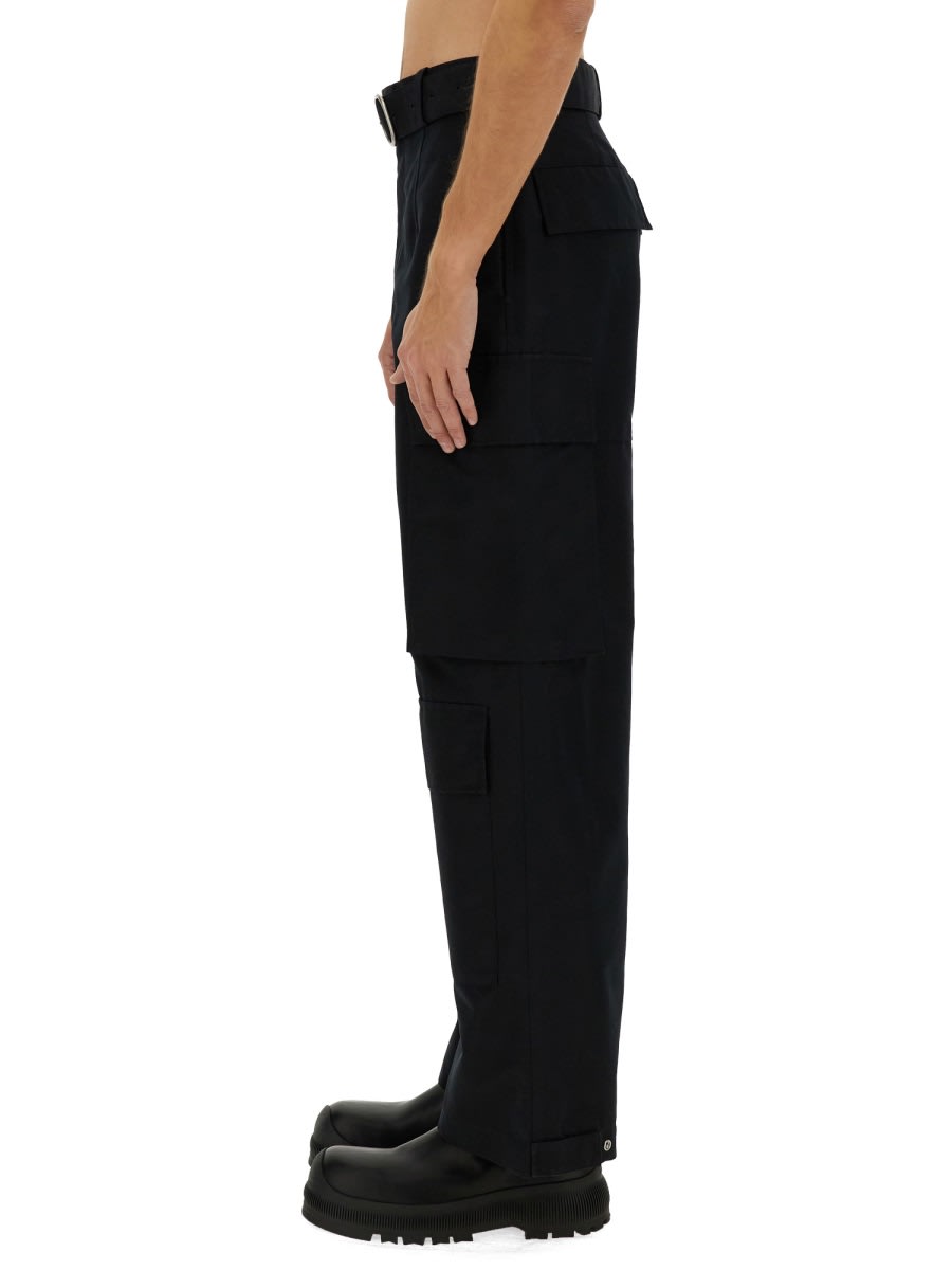 Jil Sander Cargo Pants In Black