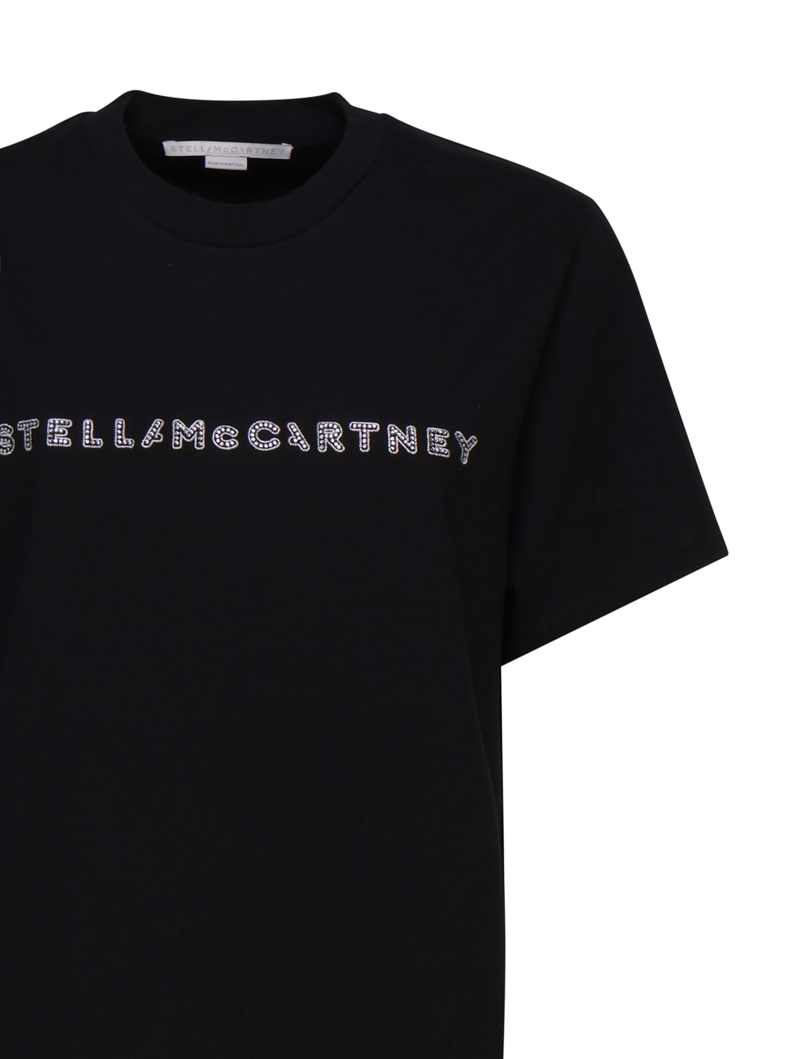 Shop Stella Mccartney T-shirt With Logo In Nero