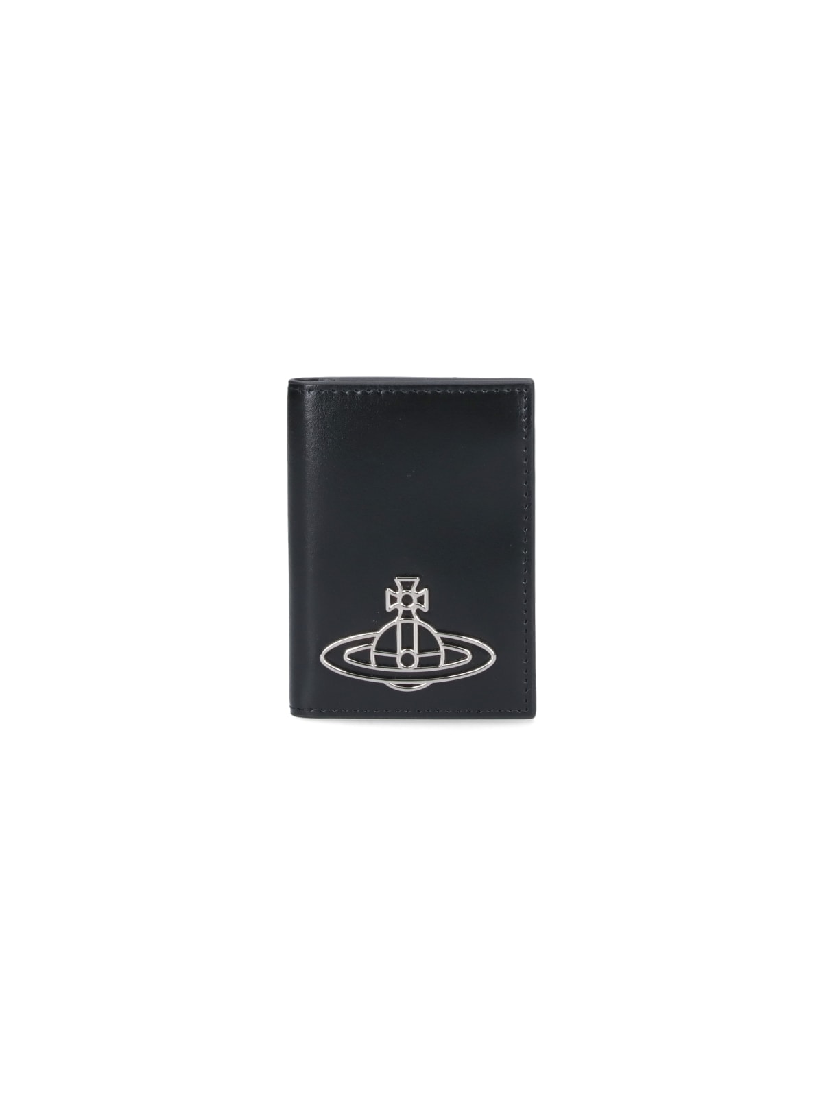 Shop Vivienne Westwood Logo Card Holder In Black