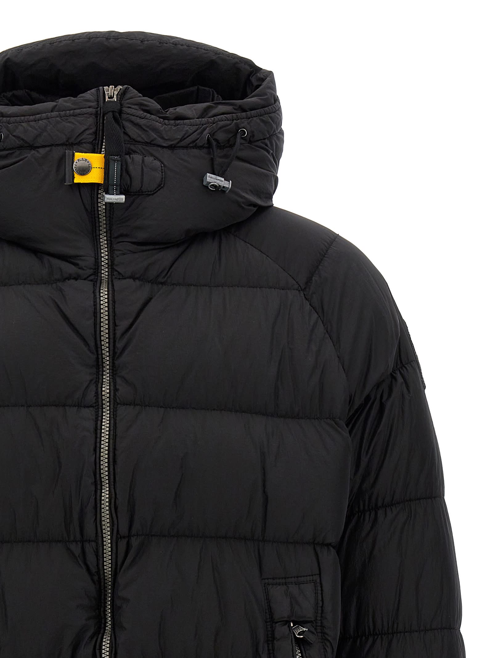 Shop Parajumpers Norton Down Jacket In Black