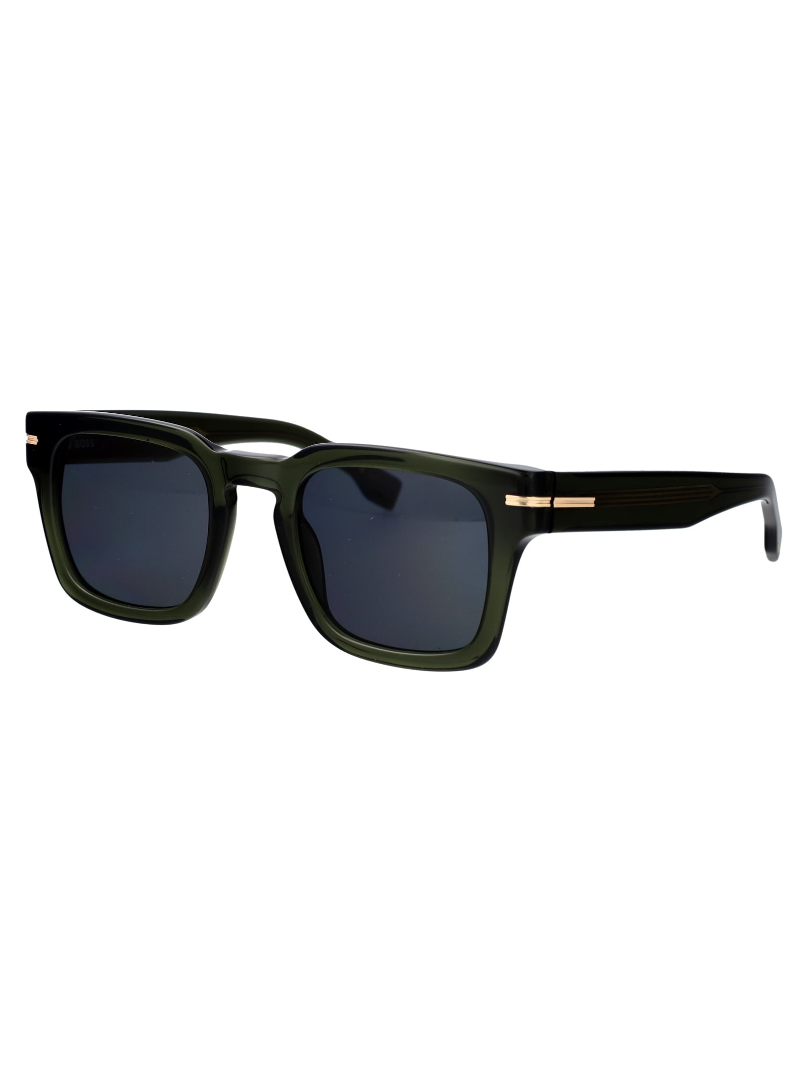 Shop Hugo Boss Boss 1625/s Sunglasses In 1edir Green