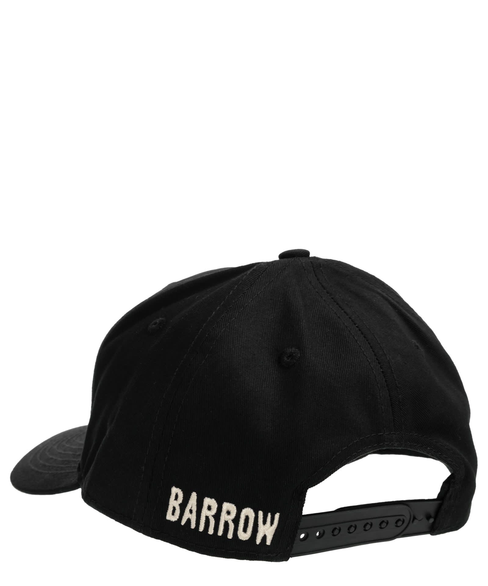 Shop Barrow Cotton Hat In Nero