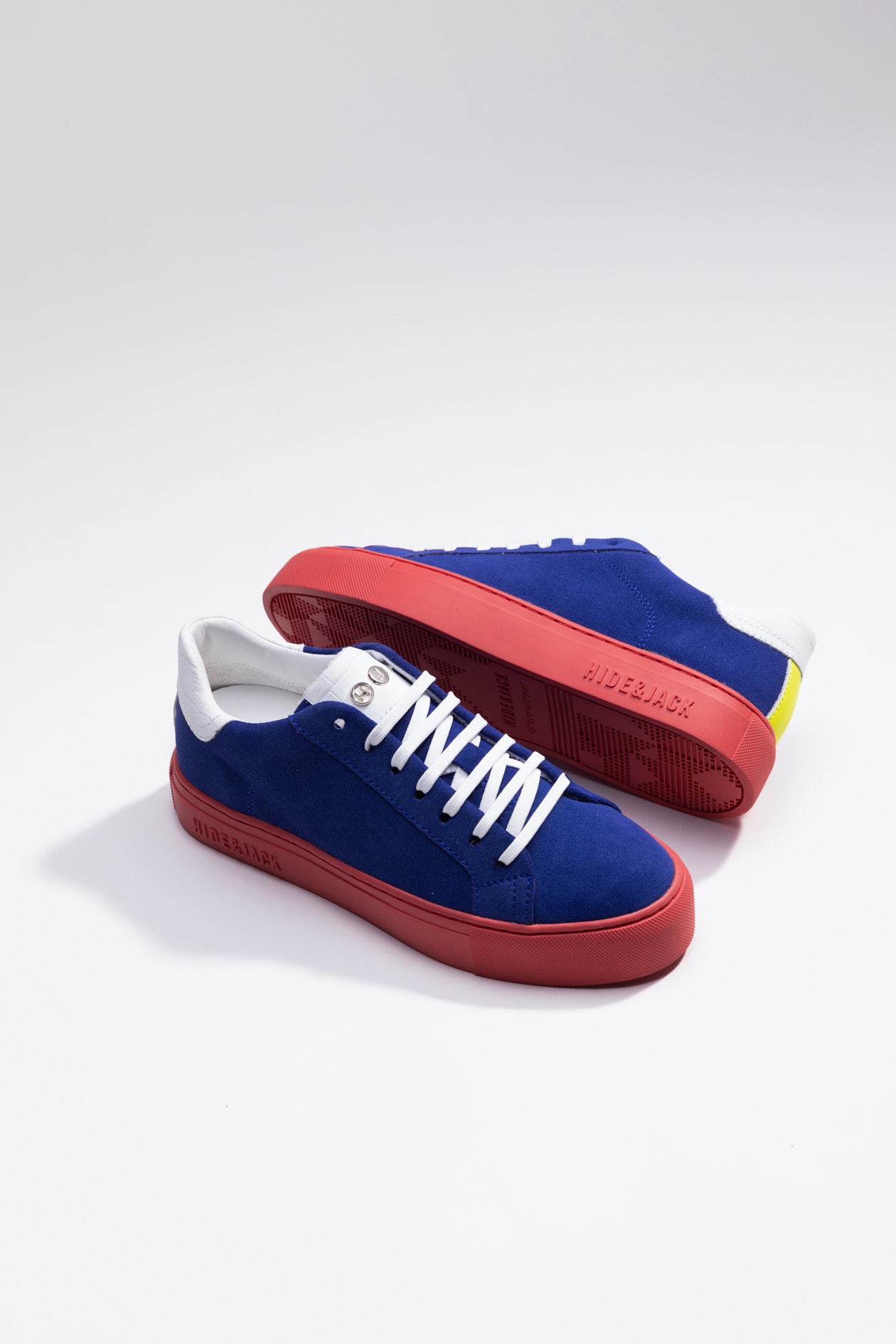 Shop Hide&amp;jack Low Top Sneaker - Essence Oil Azure Red