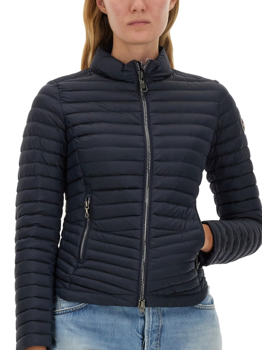 Shop Colmar Down Jacket With Logo In Blue