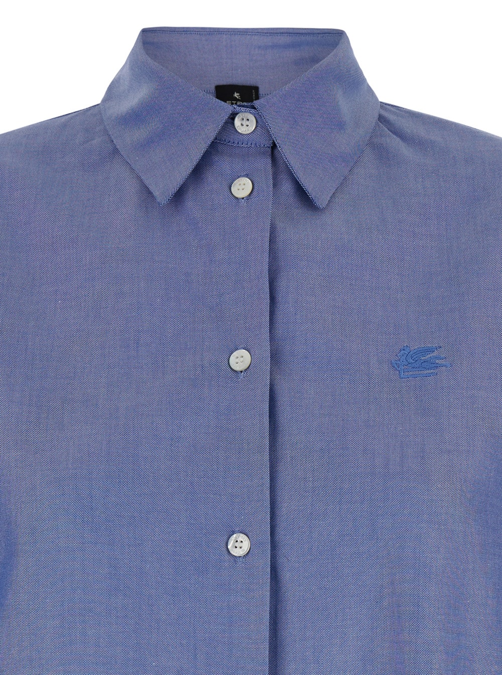 Shop Etro Oxford Shirt In Indaco (light Blue)