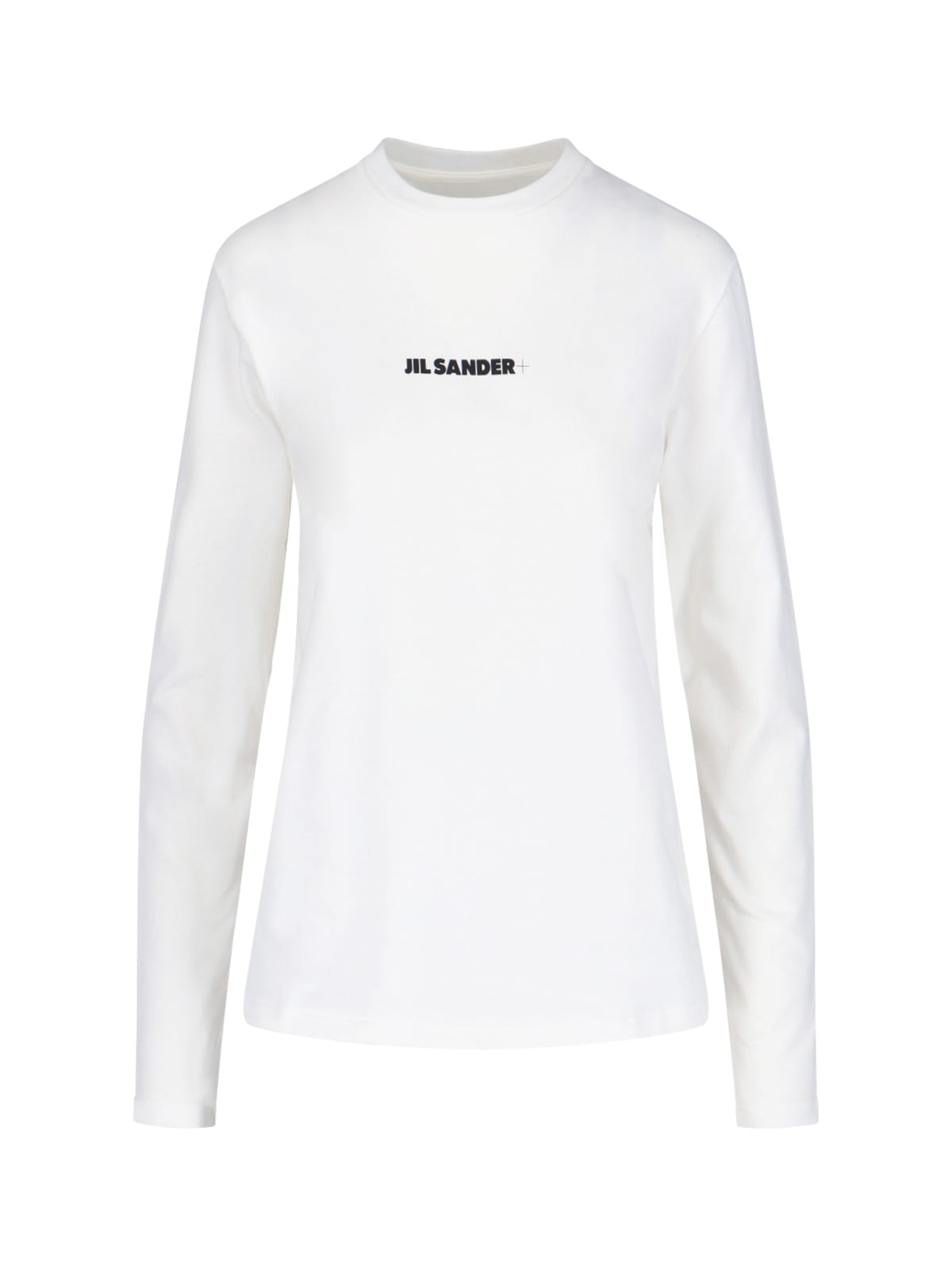 Shop Jil Sander Logo Sweater In White
