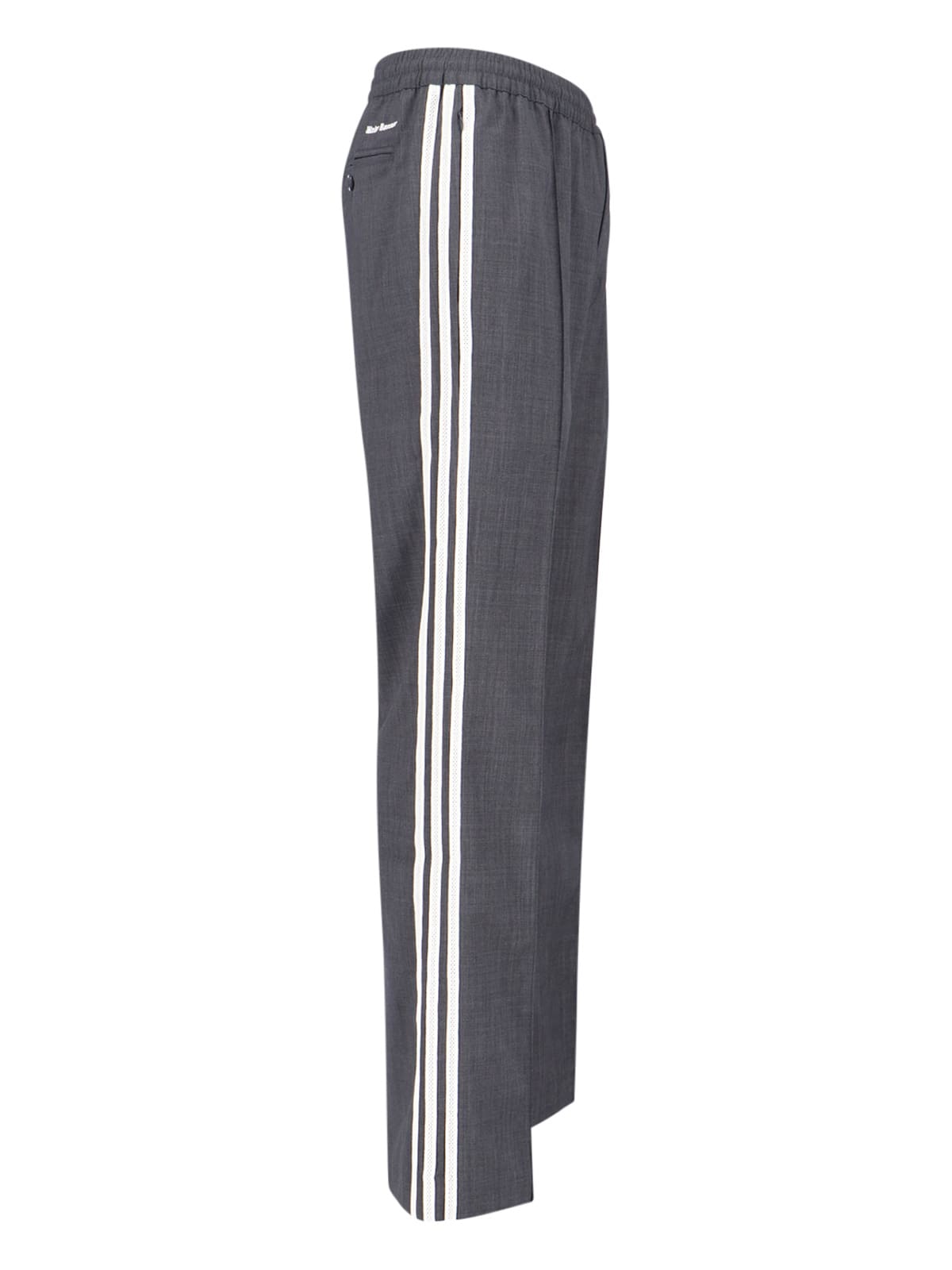 Adidas Originals By Wales Bonner Wool Blend Sports Pants In Gray