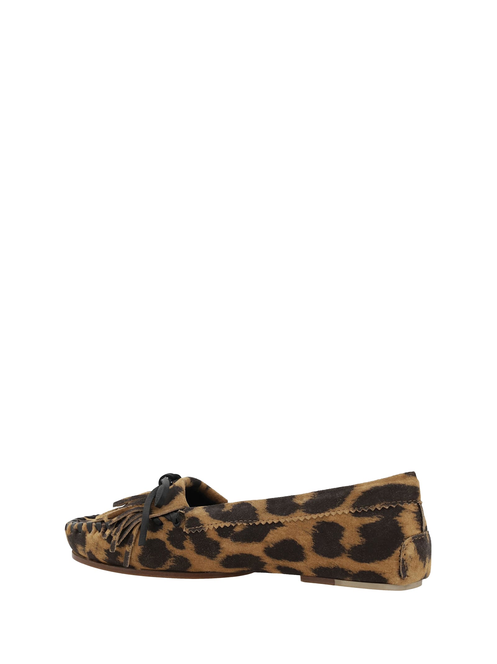 Shop Paris Texas Leopard Print Indiana Loafers In Natural Leopard