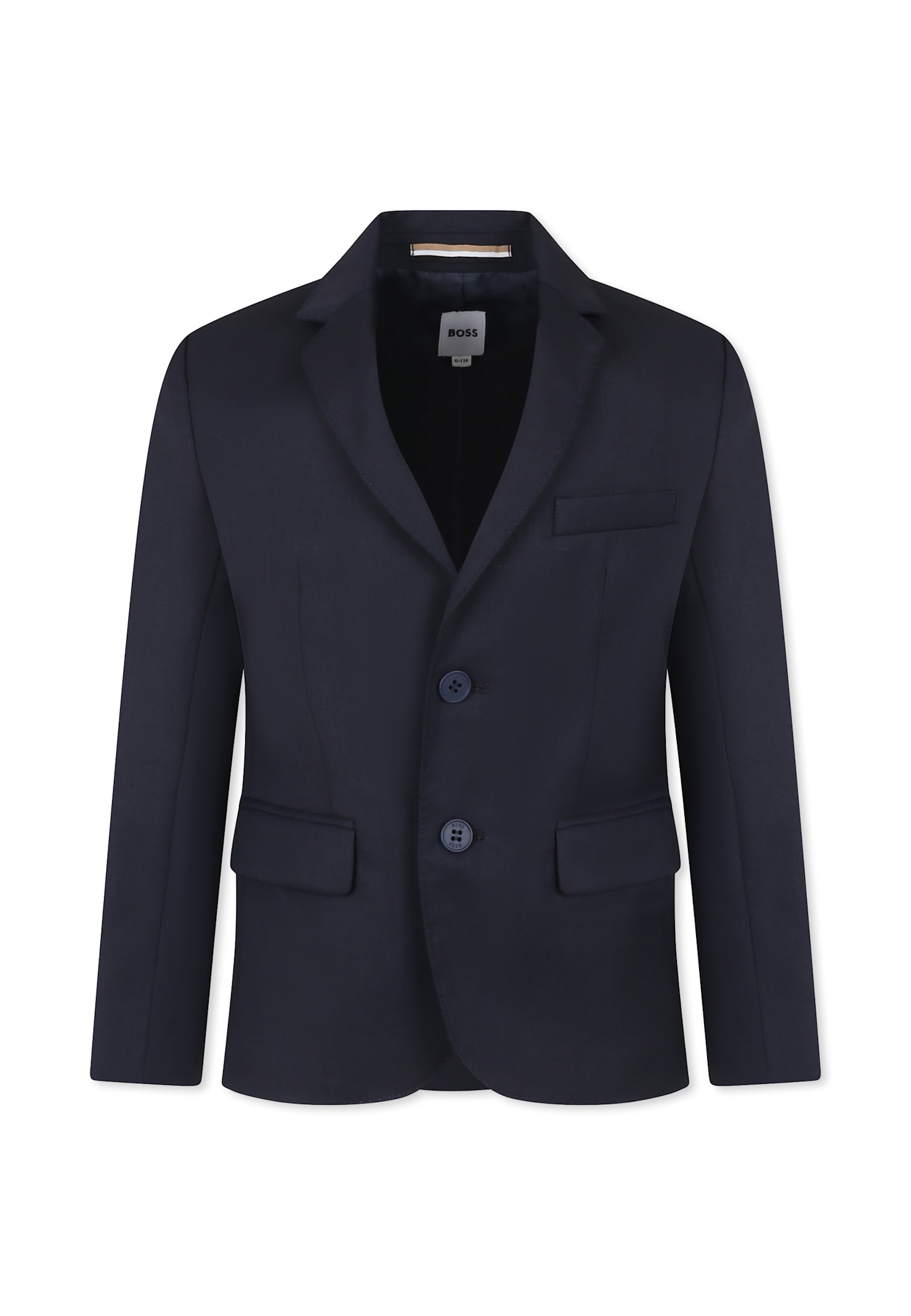 Hugo Boss Blue Jacket For Boy In Blue