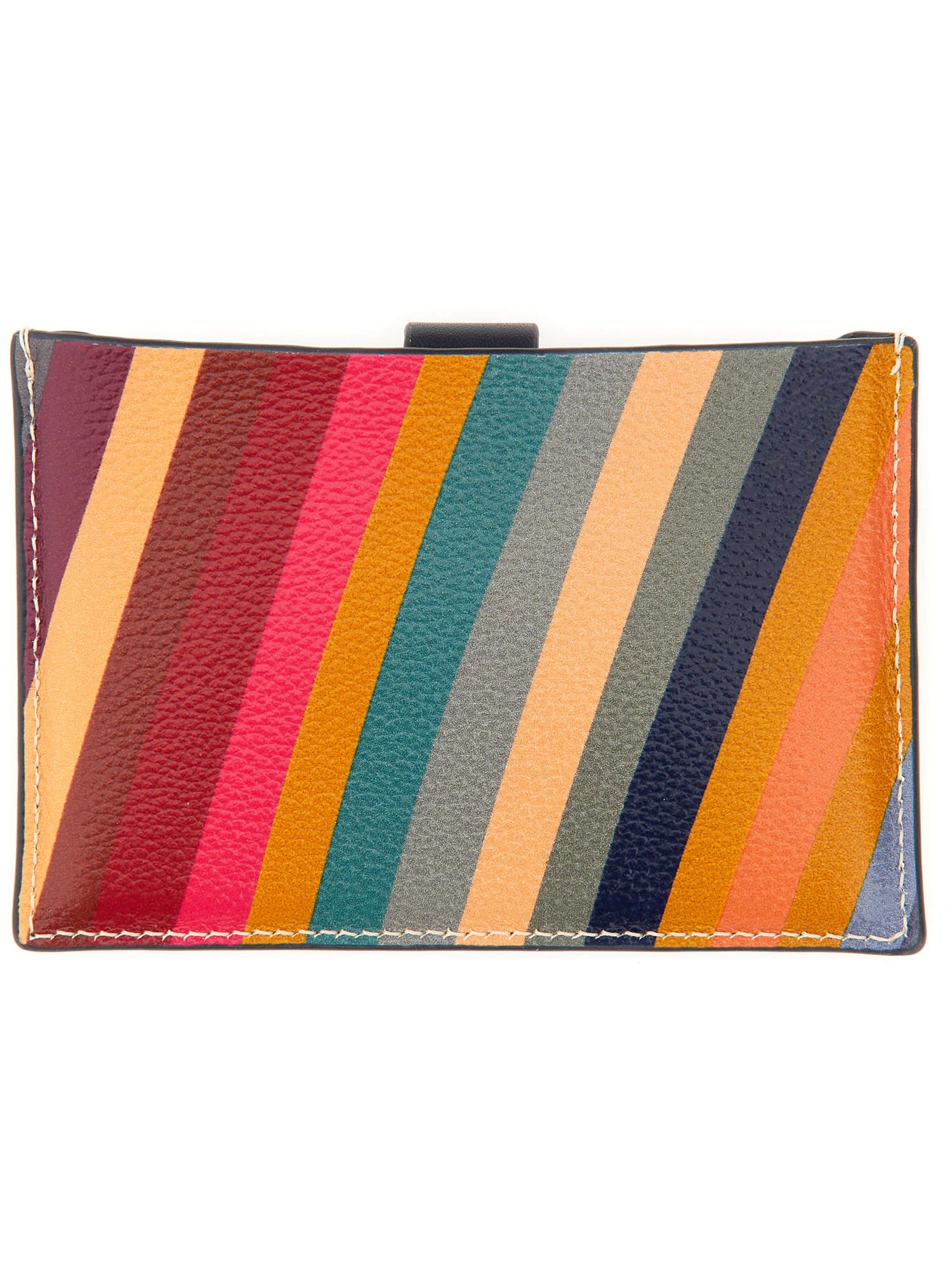 Shop Paul Smith Swirl Card Holder In Multicolor