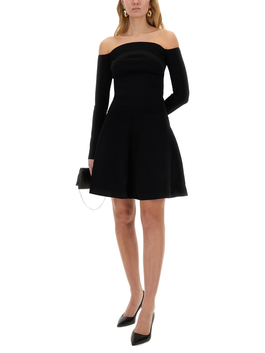 Shop Nina Ricci Top With Bardot Neckline In Black