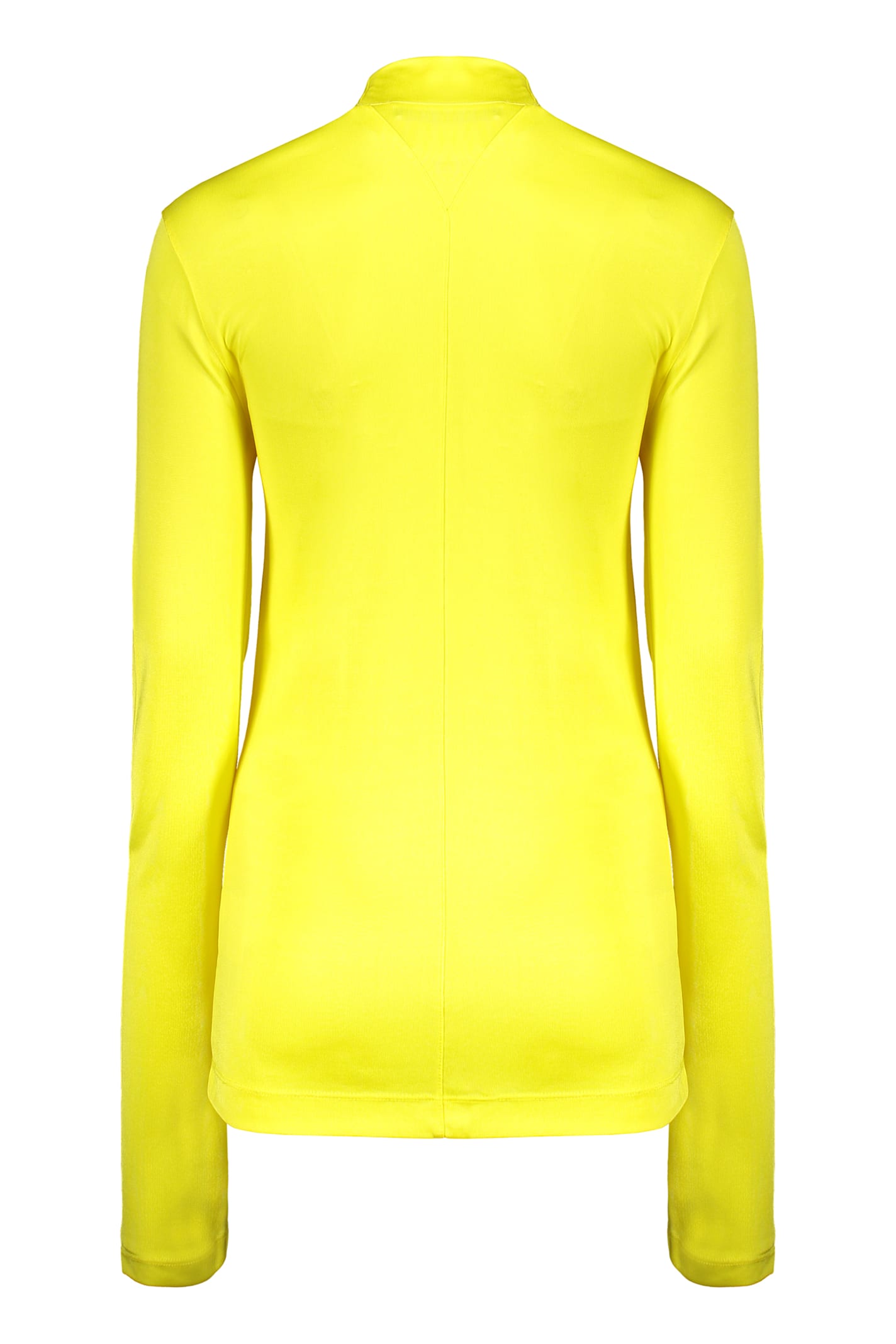 Cedric Charlier Viscose Blend Top In Yellow