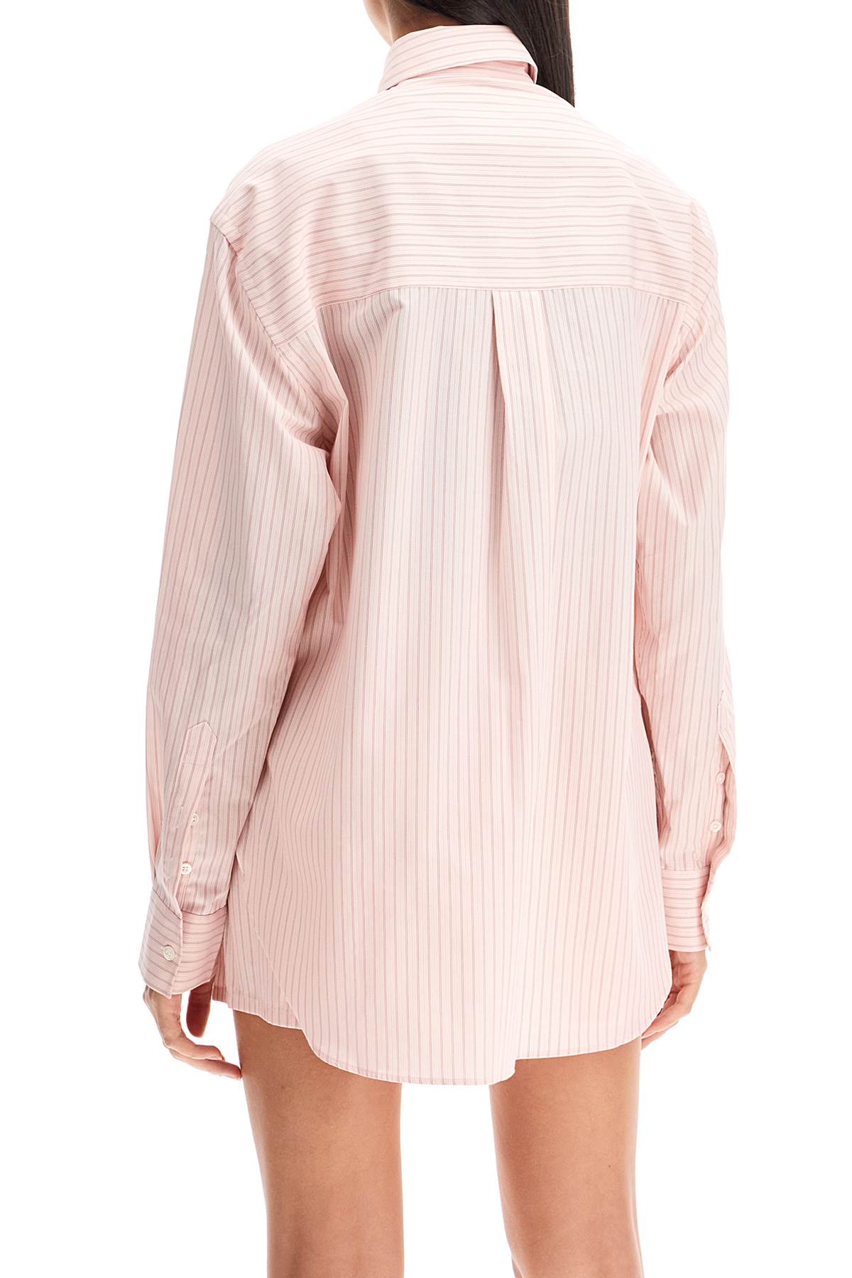 Shop Hommegirls Striped Oxford Shirt For Men In Pink (pink)