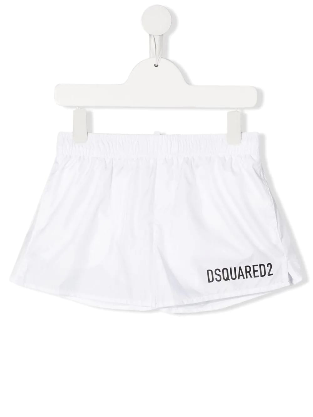 Dsquared2 Kids White Icon for Ever Swim Shorts