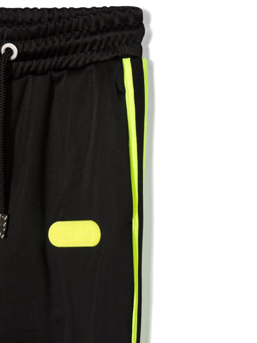 Gcds Triacetate Pants Boy In Black