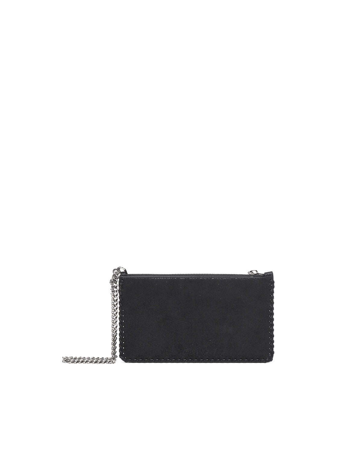 Shop Stella Mccartney Pouch In Eco Shaggy Deer In Black