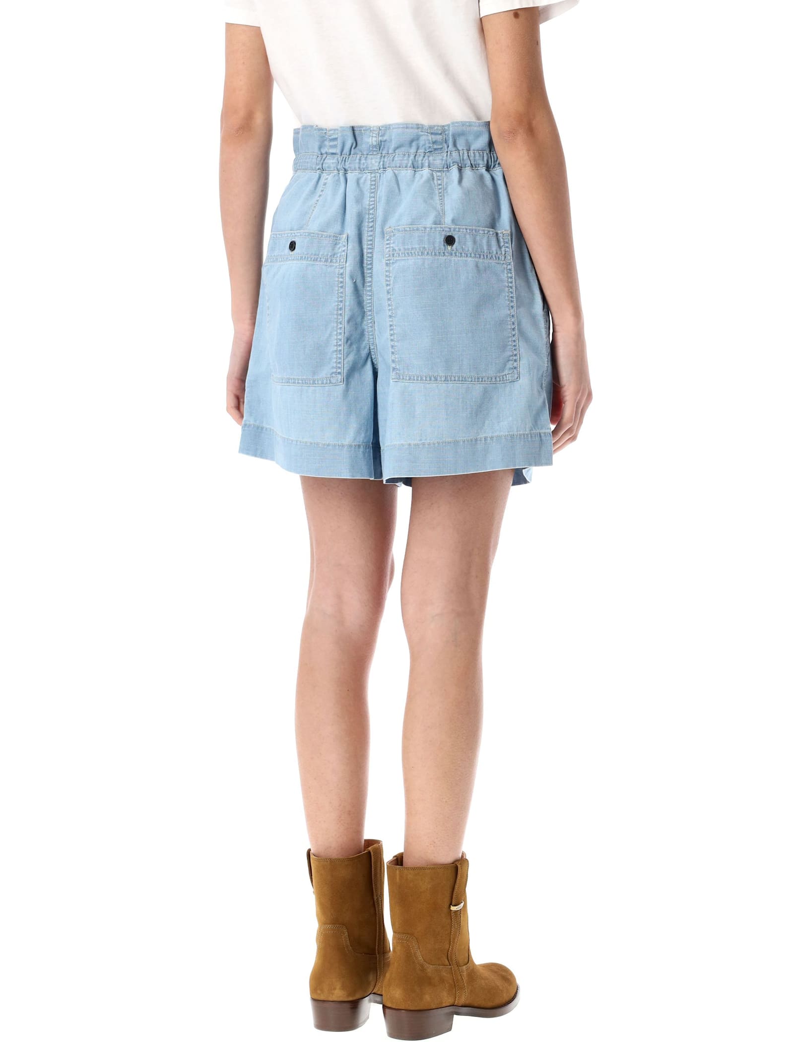 Isabel Marant Étoile Marant Etoile 'valdina' Shorts In Light Blue