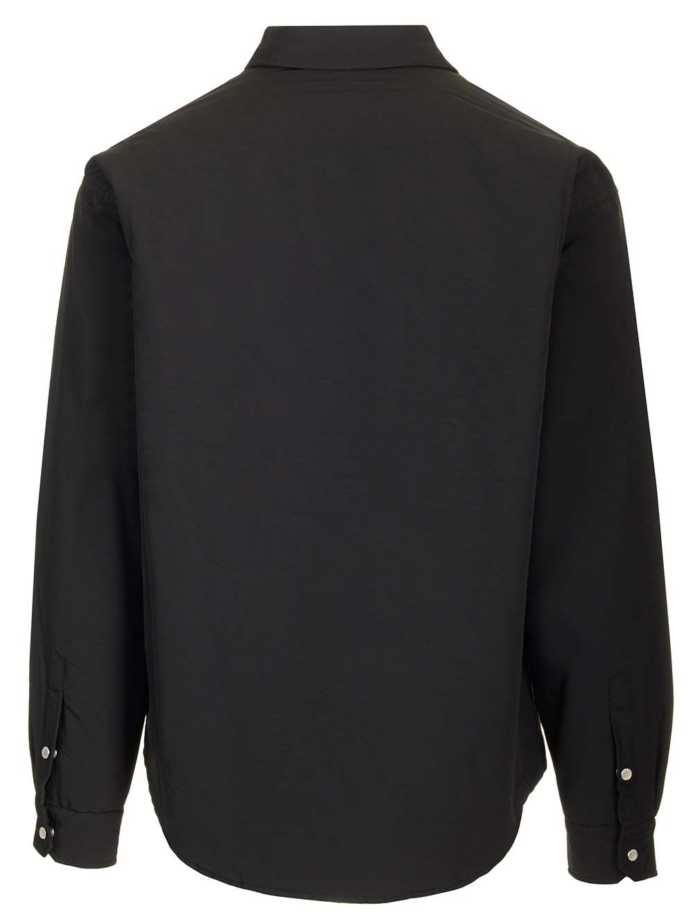 Purple Brand Black Overshirt In Black