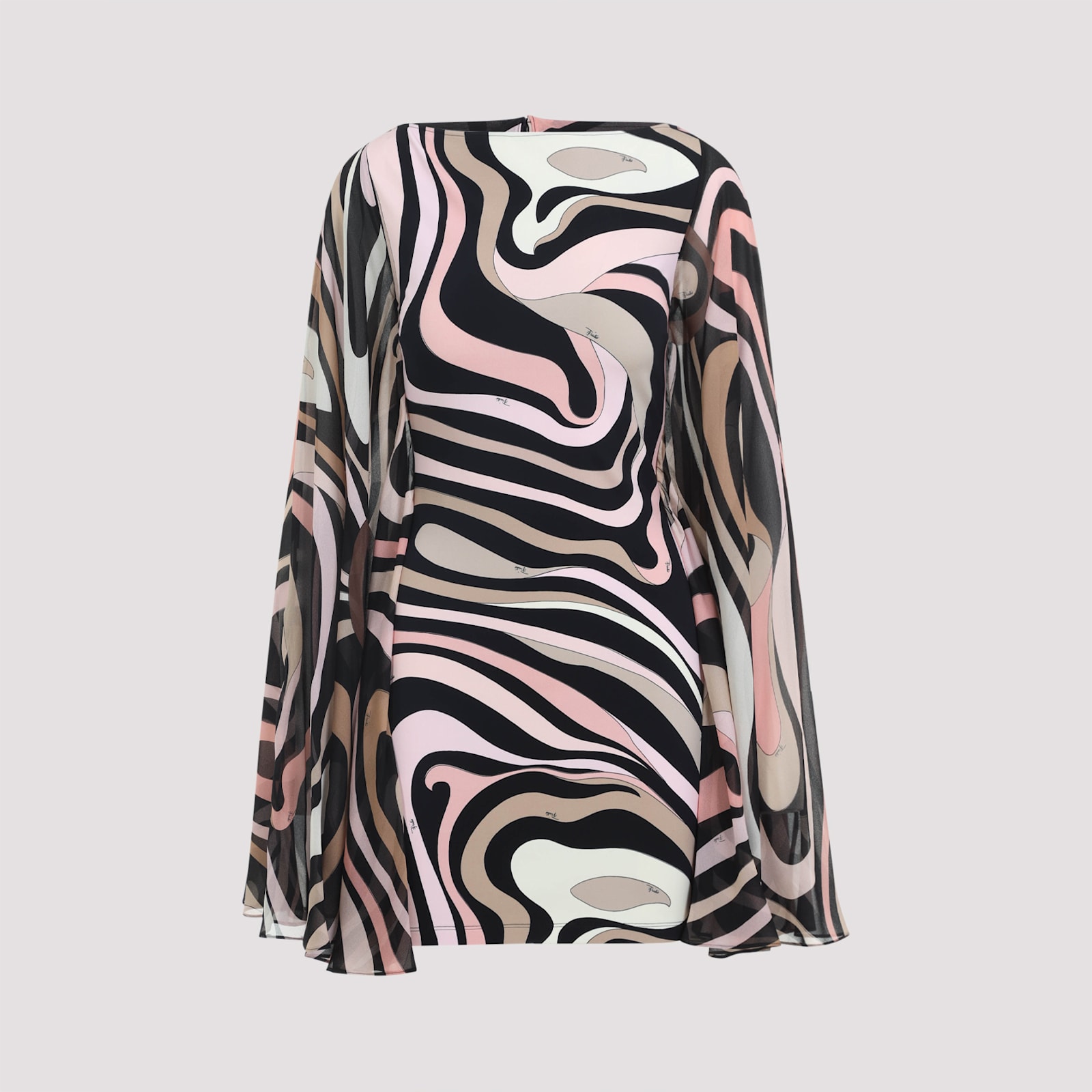 Pucci Marmo Print Mini Kaftan In Multi