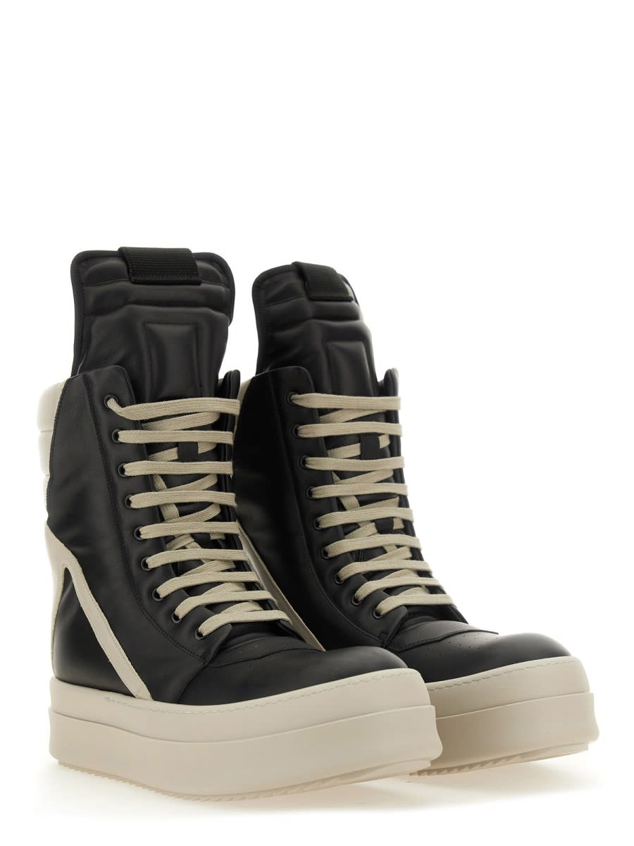 Shop Rick Owens Mega Geobasket Sneaker In Grey