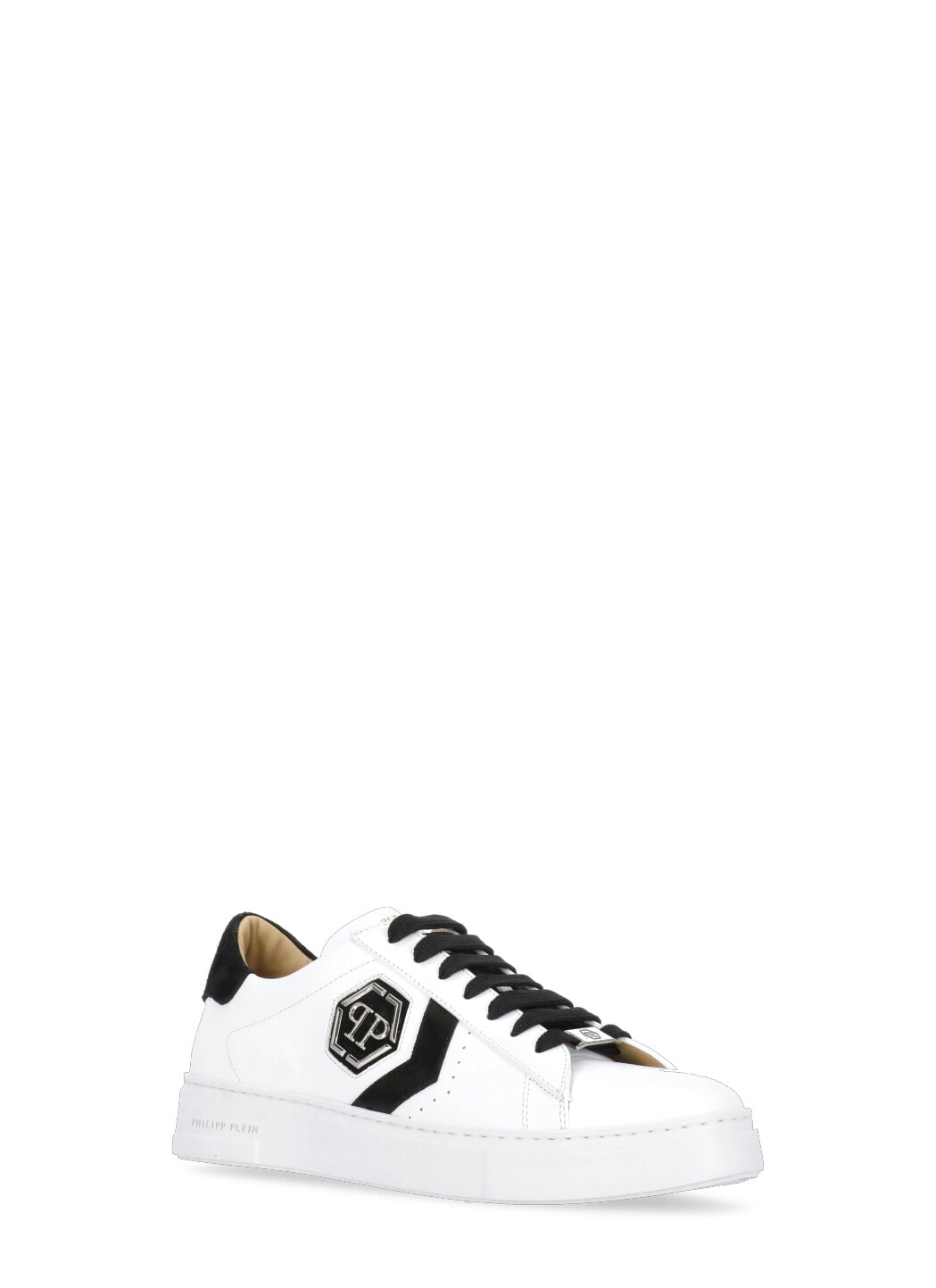 Shop Philipp Plein Lo-top Arrow Force Sneakers In White