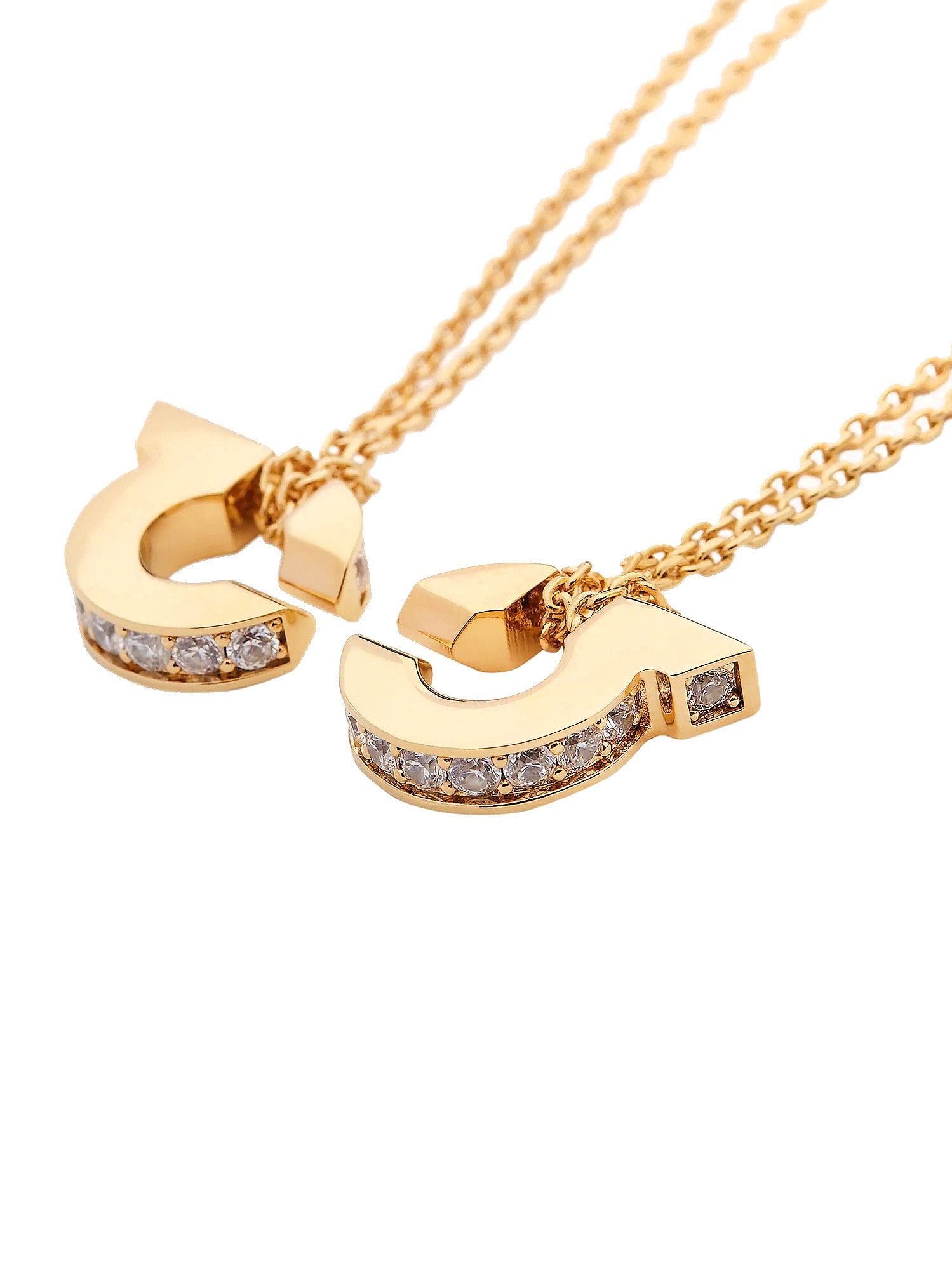 Shop Ferragamo Necklace In Gold