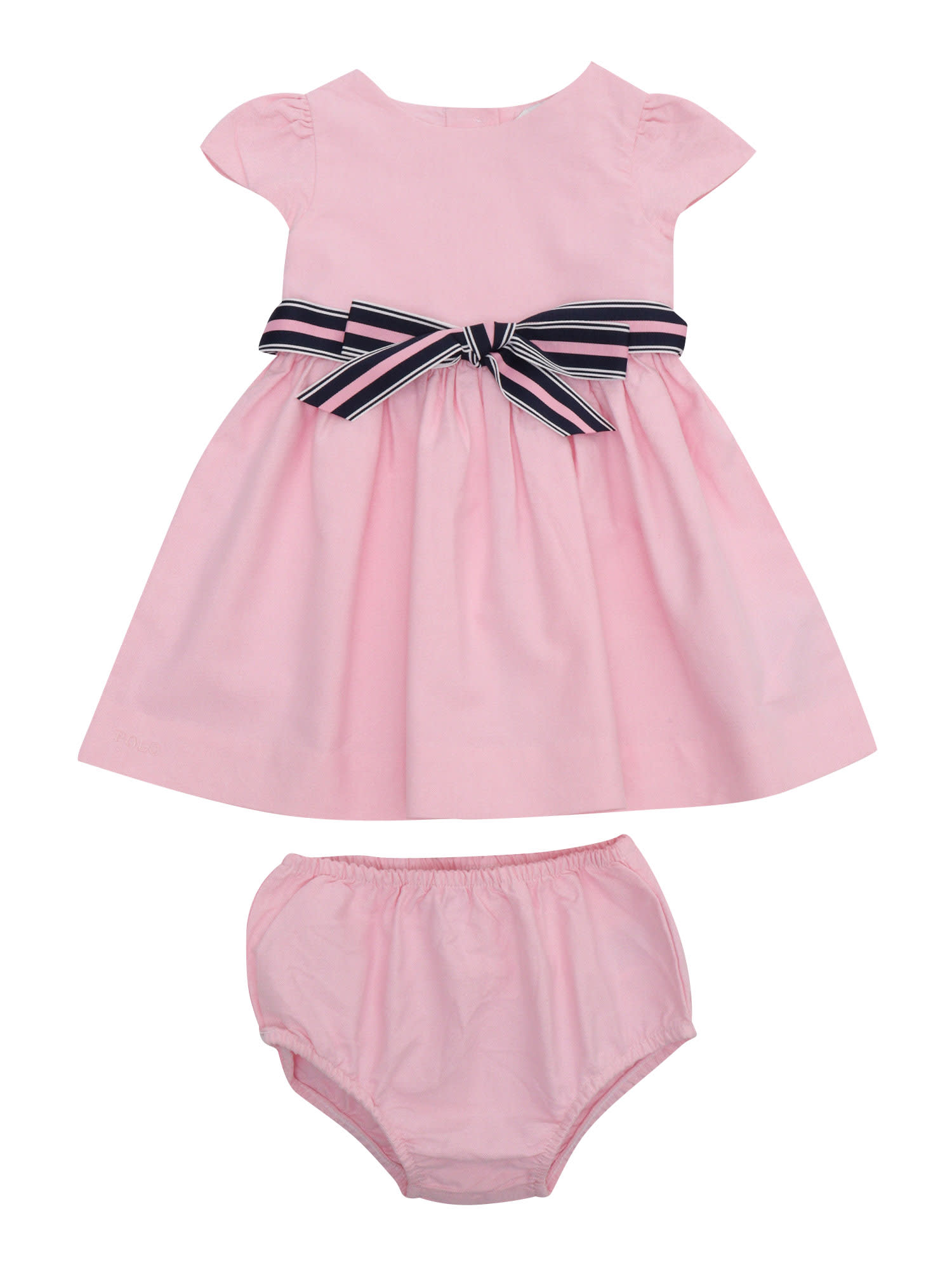 Polo Ralph Lauren Kids' Pink Dress With Bow