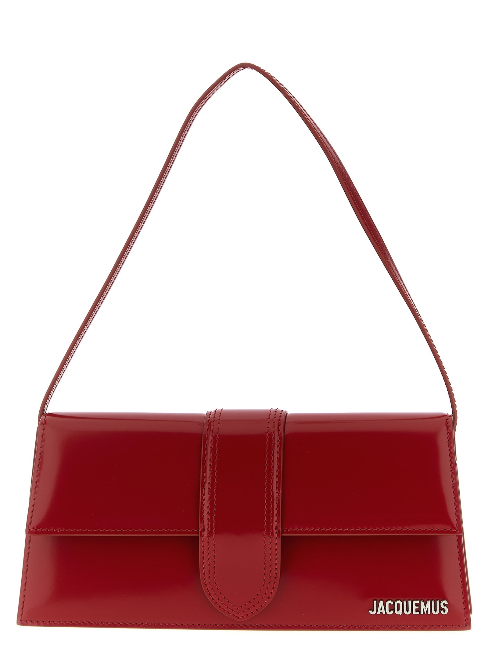 Jacquemus Le Bambino Long Shoulder Bag In Red